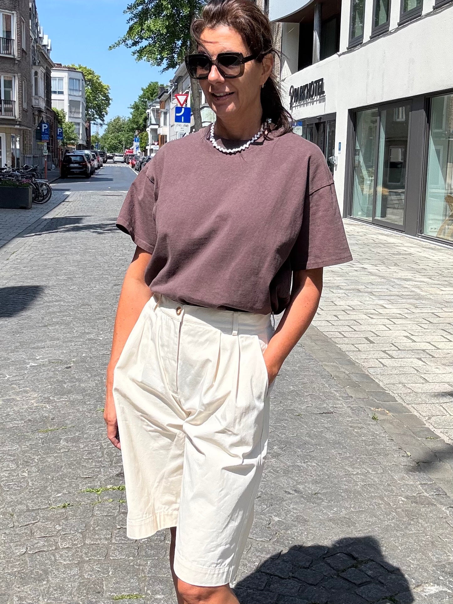 OUTLET Rue de Tokyo Short / Bermuda Prema Ivory