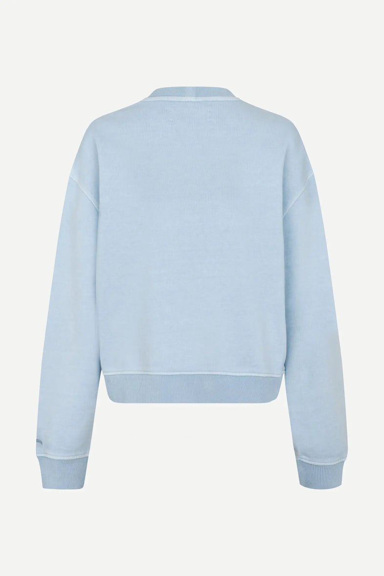 Samsoe Samsoe Sweater Savan Cashmere Blue Pigment