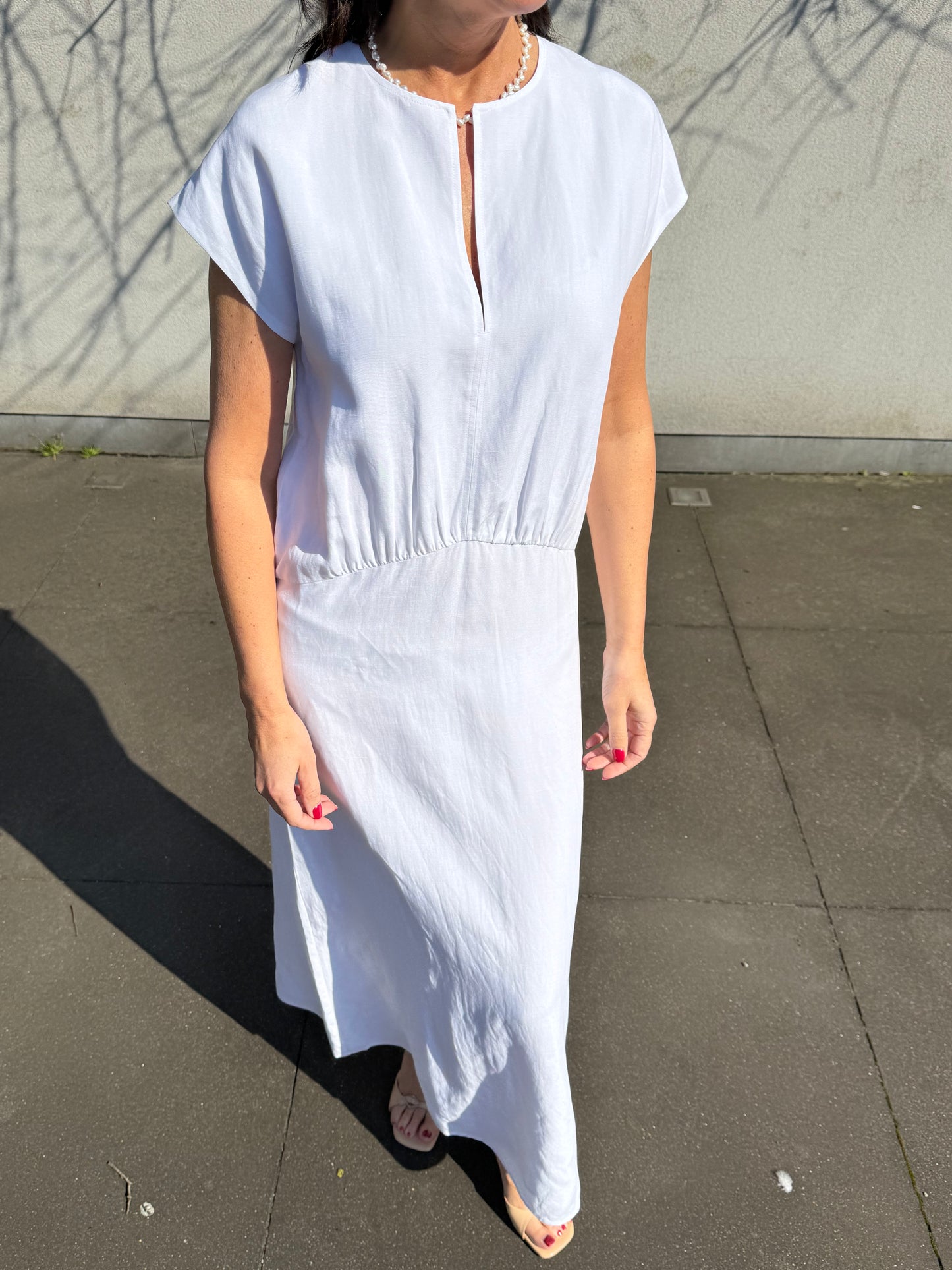 Samsoe Samsoe Jurk Sadaphne White