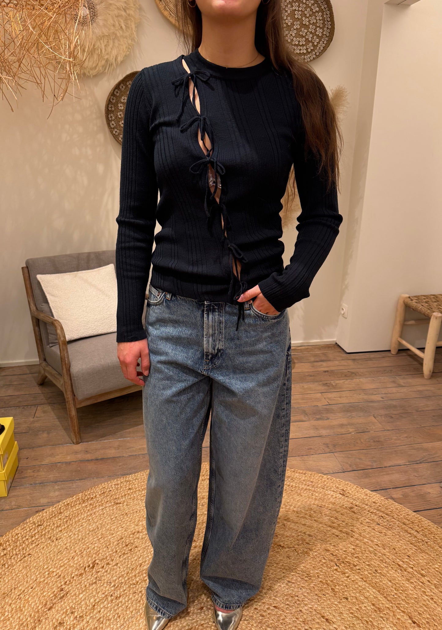 OUTLET Samsoe Samsoe Pull Salori Salute (donker blauw)