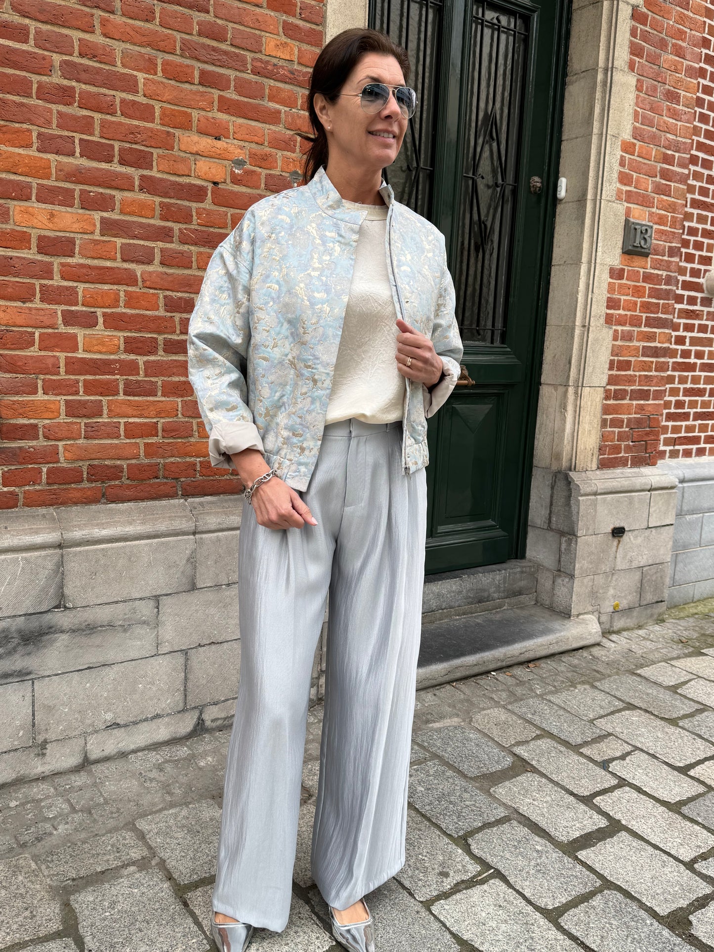 Eleh Broek Celeste Licht Blauw