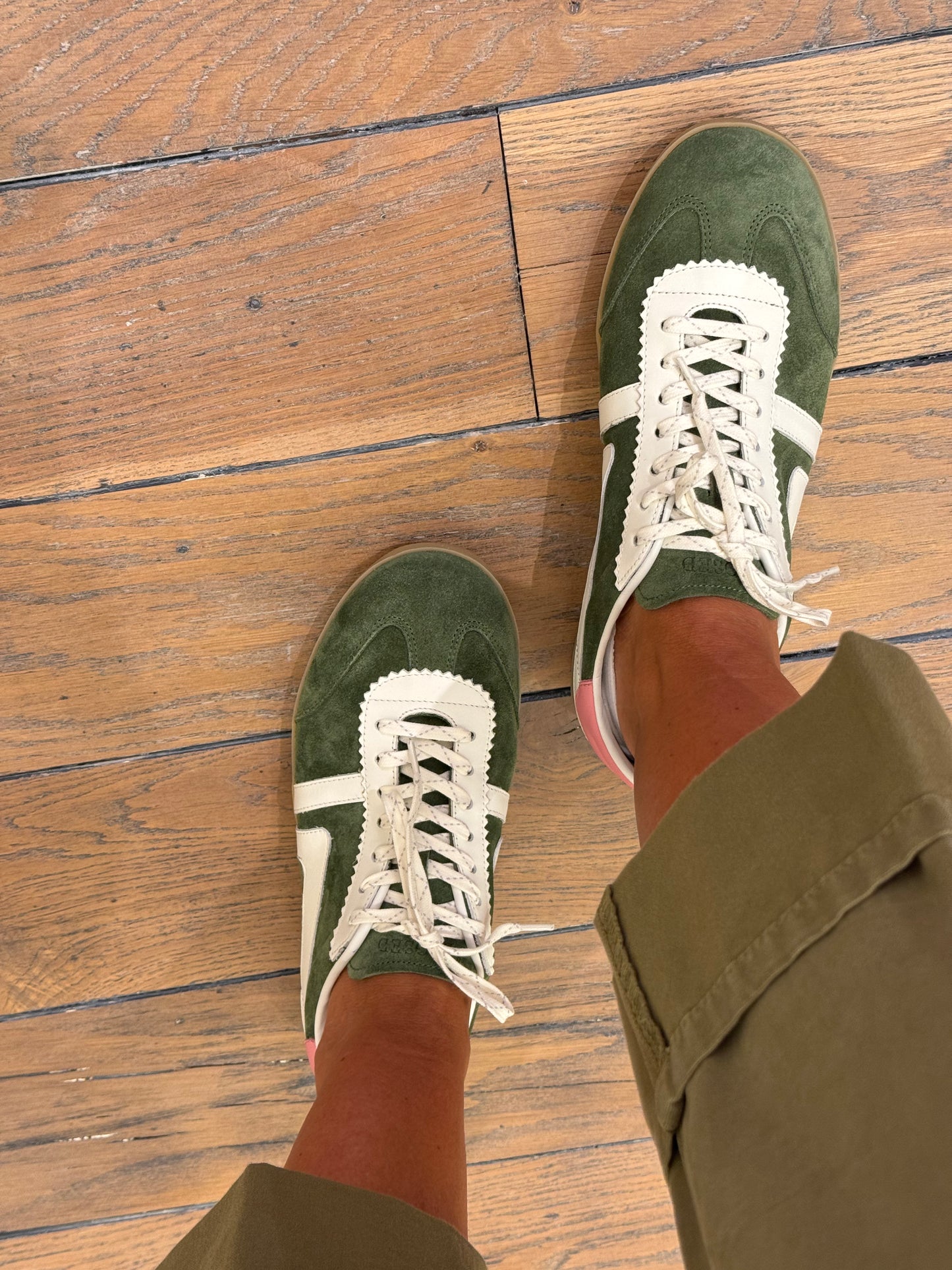 Closed Sneakers Suède Forest Green