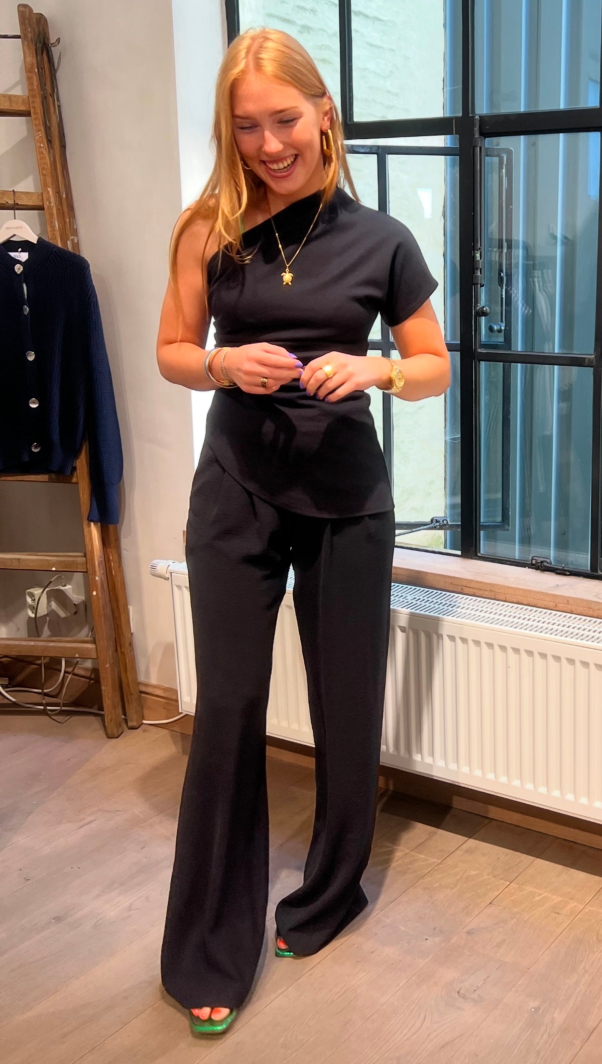 OUTLET Bad Habits Broek Ivy Black