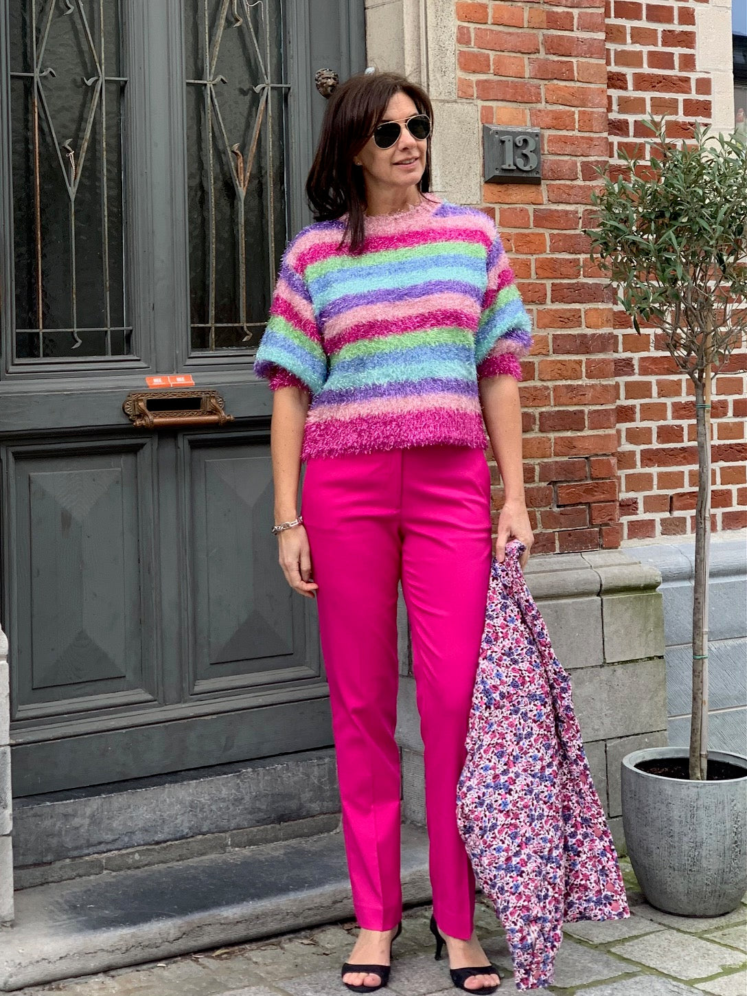 OUTLET Fabienne Chapot Broek Elliot Pink Darling