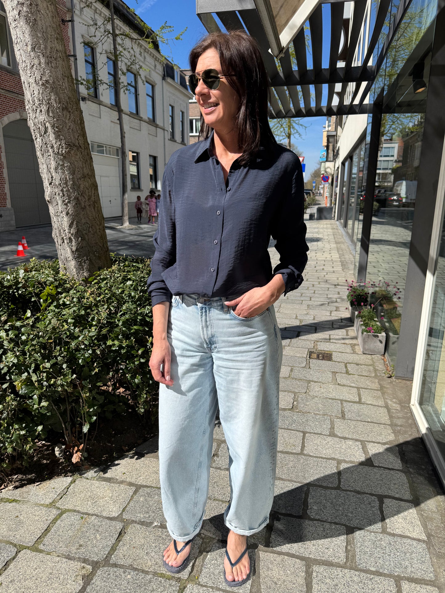 Samsoe Samsoe Bloes Samadisoni Salute (Donker blauw)