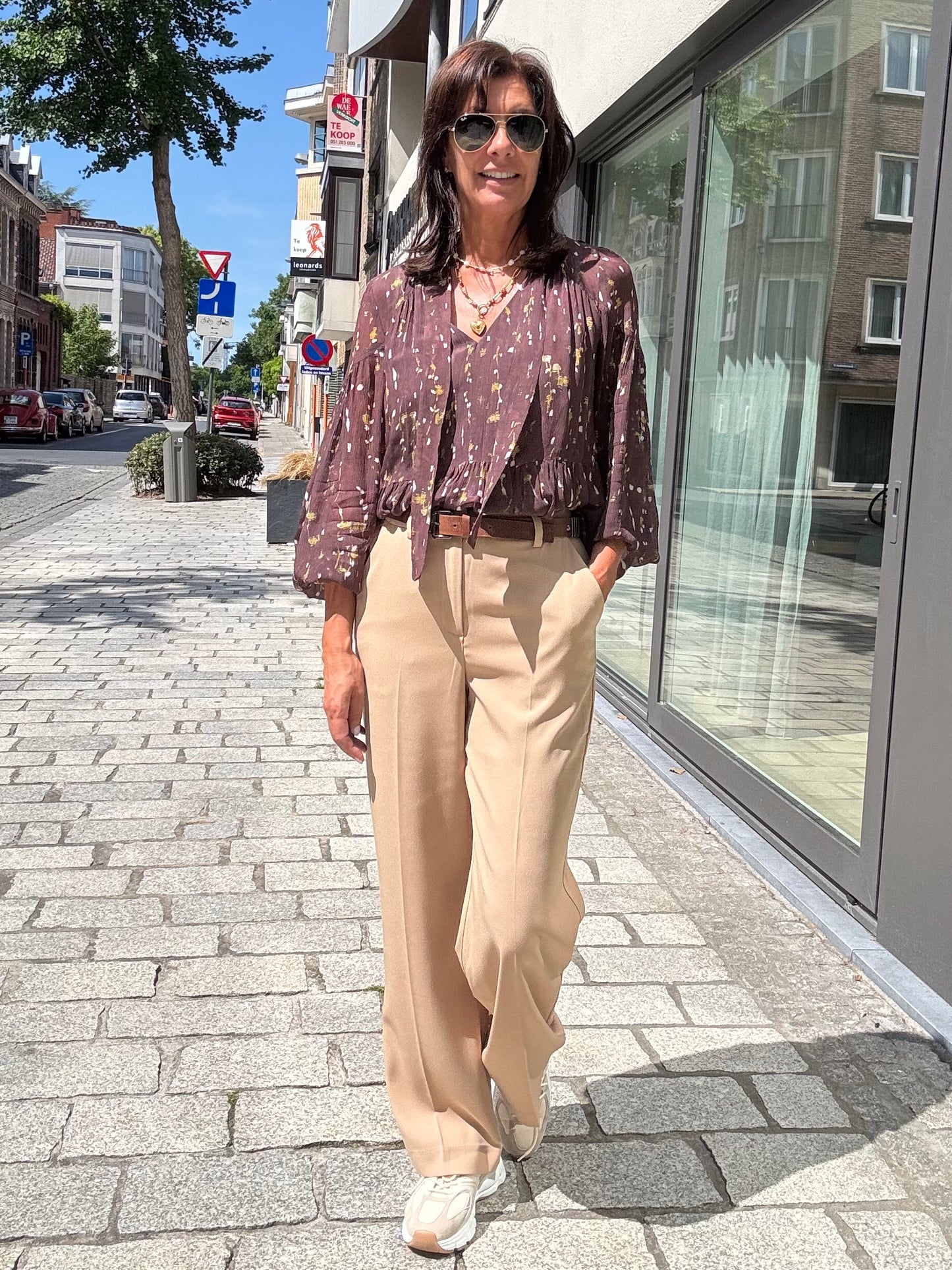 Minus Broek MS Livina Tan