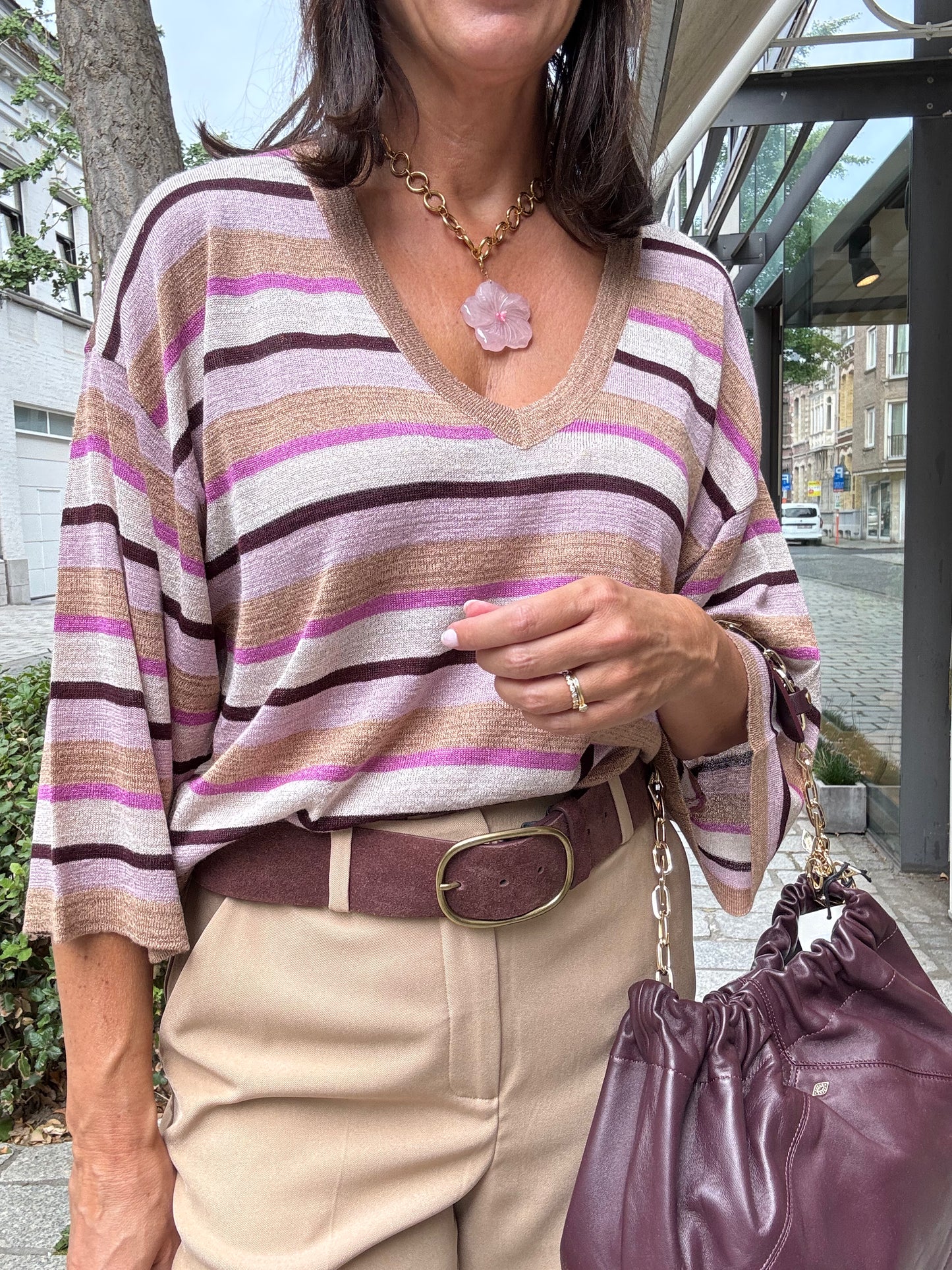 Minus Pull Jolina Mauve Orchid Metal