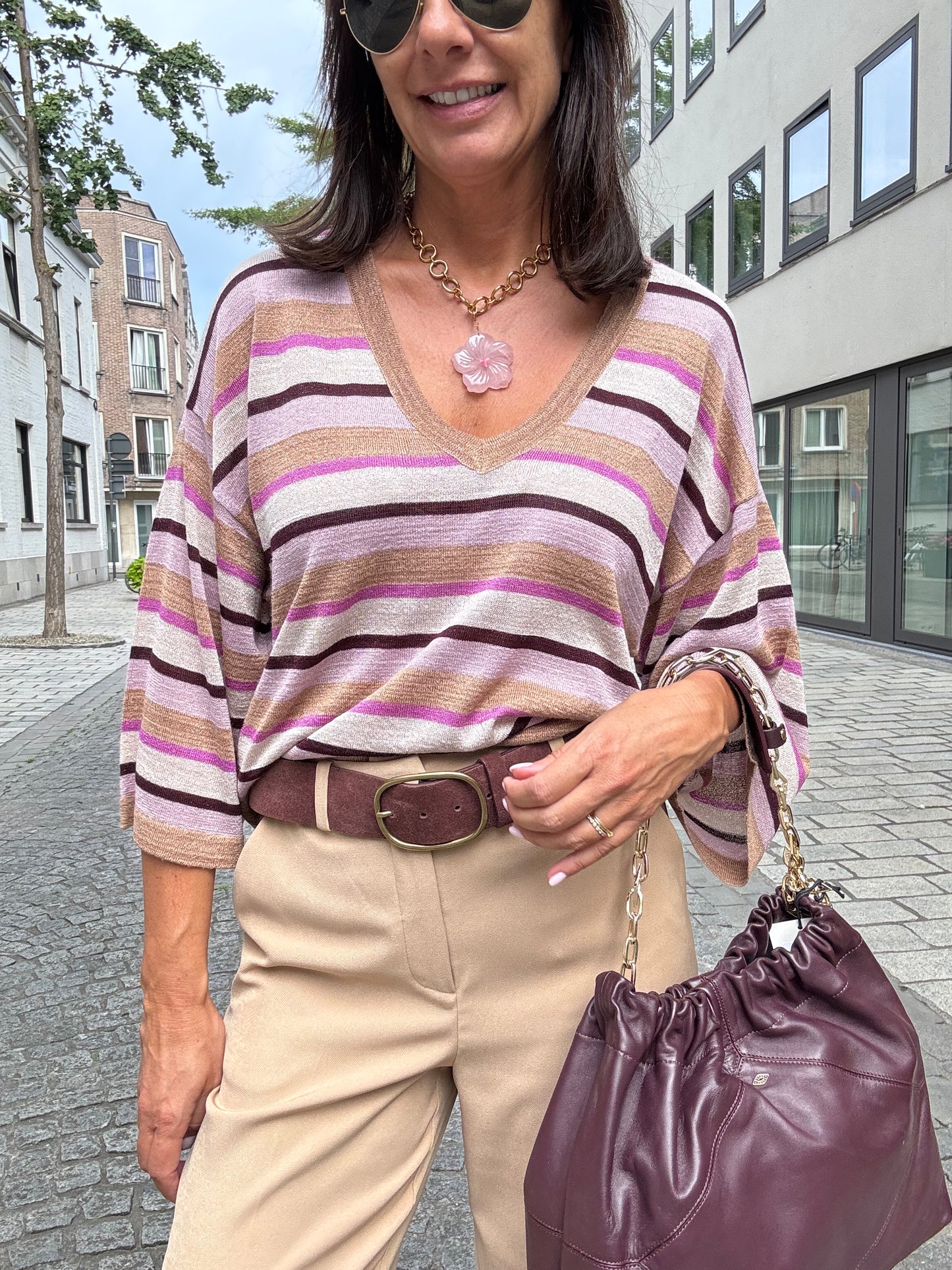 Minus Pull Jolina Mauve Orchid Metal