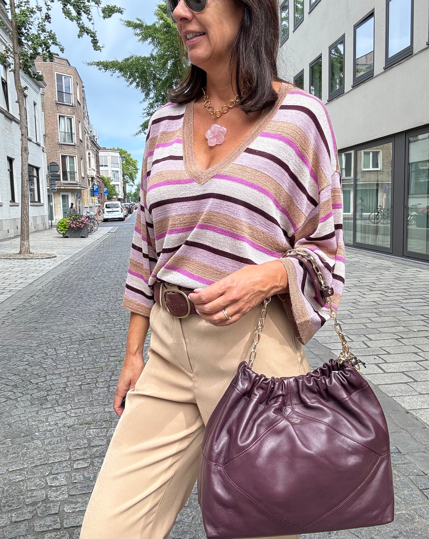 Minus Pull Jolina Mauve Orchid Metal