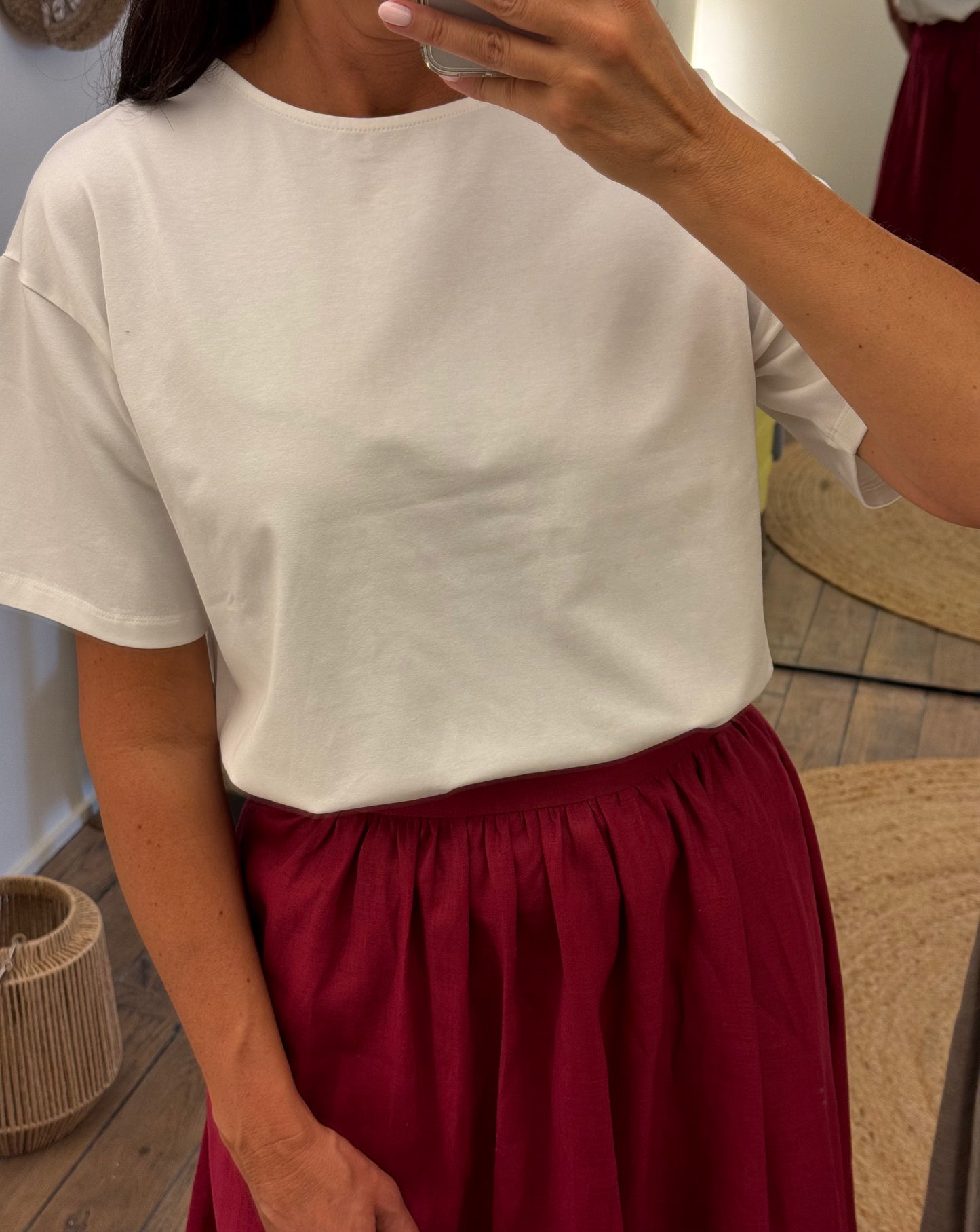 Re/Born T-Shirt Zoe Offwhite