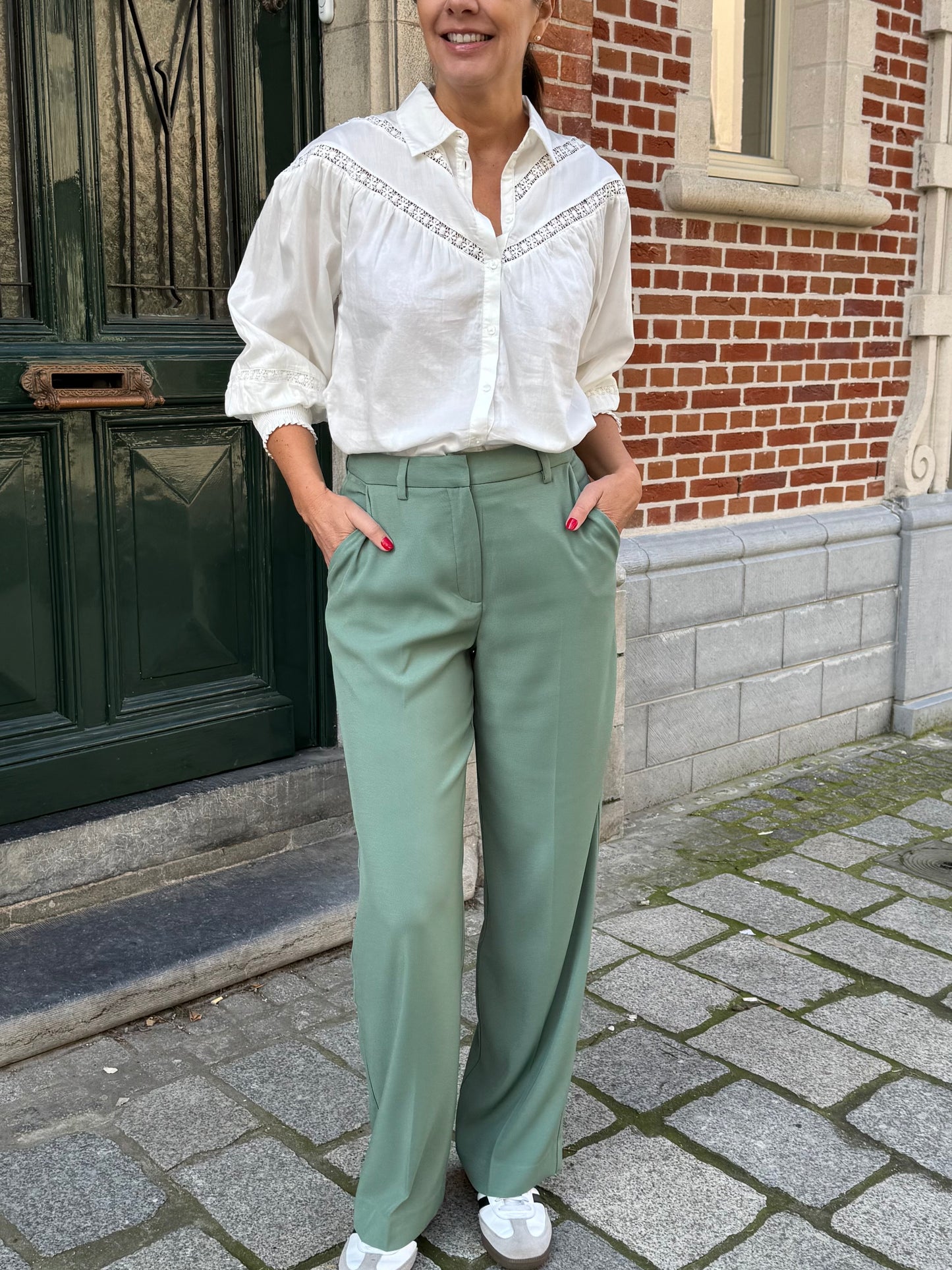 Minus Broek Livina Frosty Spruce