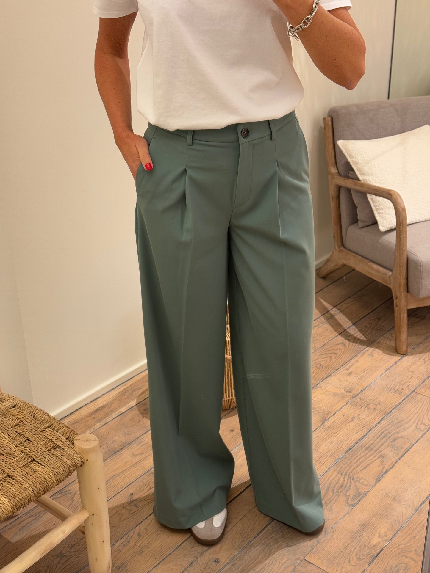 OUTLET Liv The Label Broek Logan Green