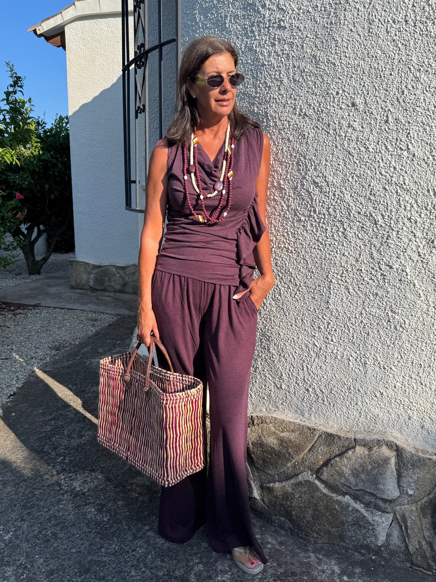 Re/Born Broek Hazel Vino