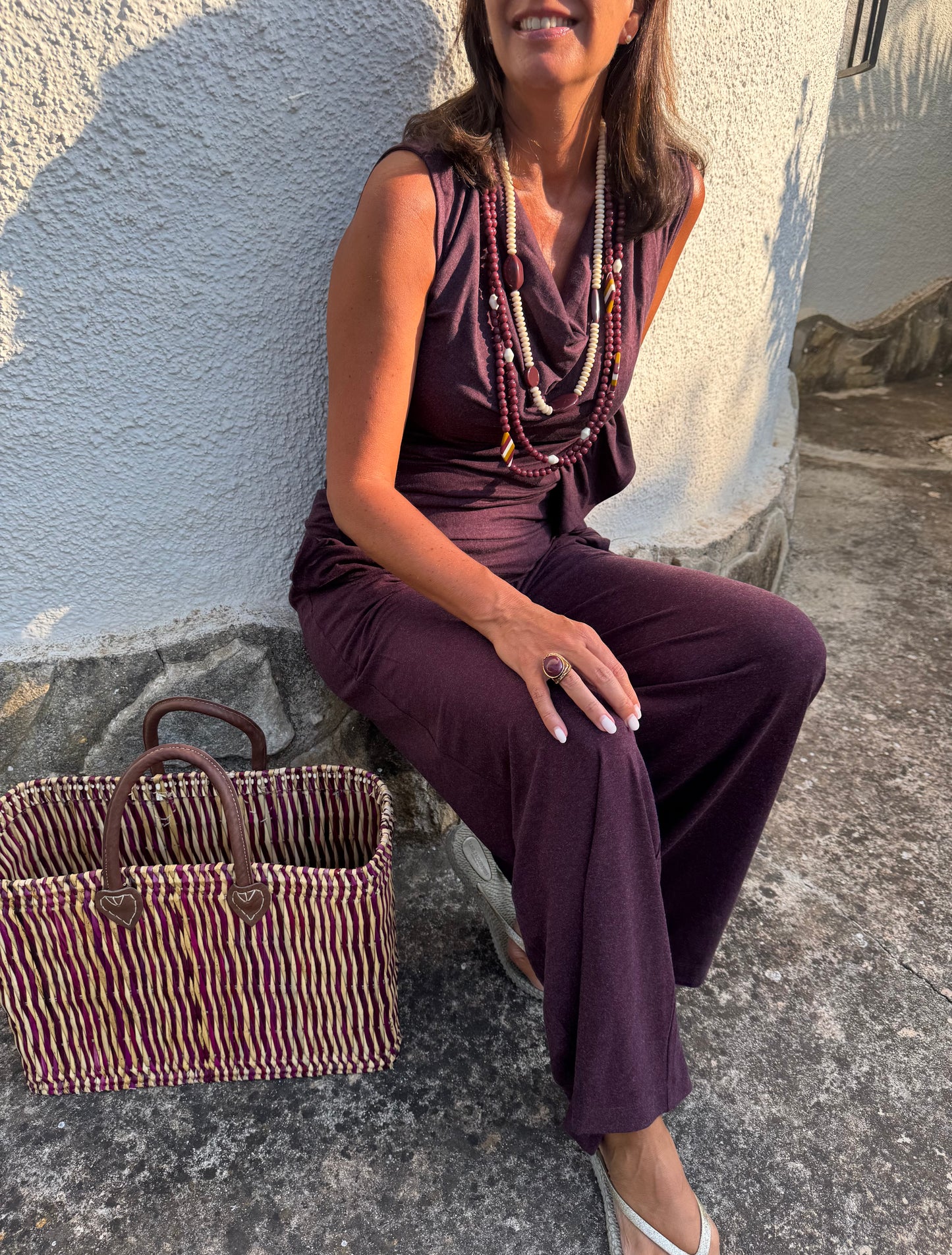 Re/Born Broek Hazel Vino