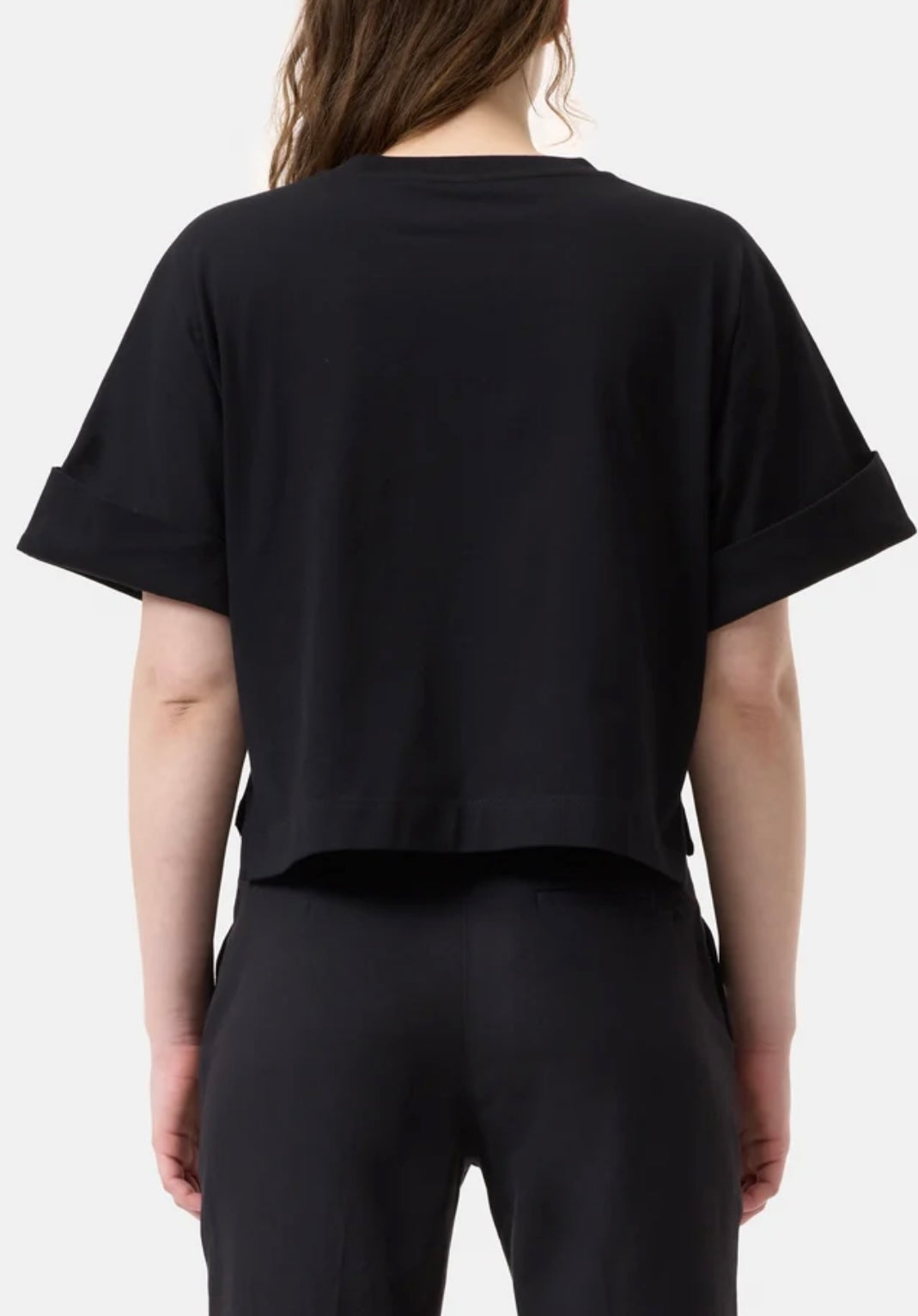 Closed T-Shirt Zwart Logo Wit