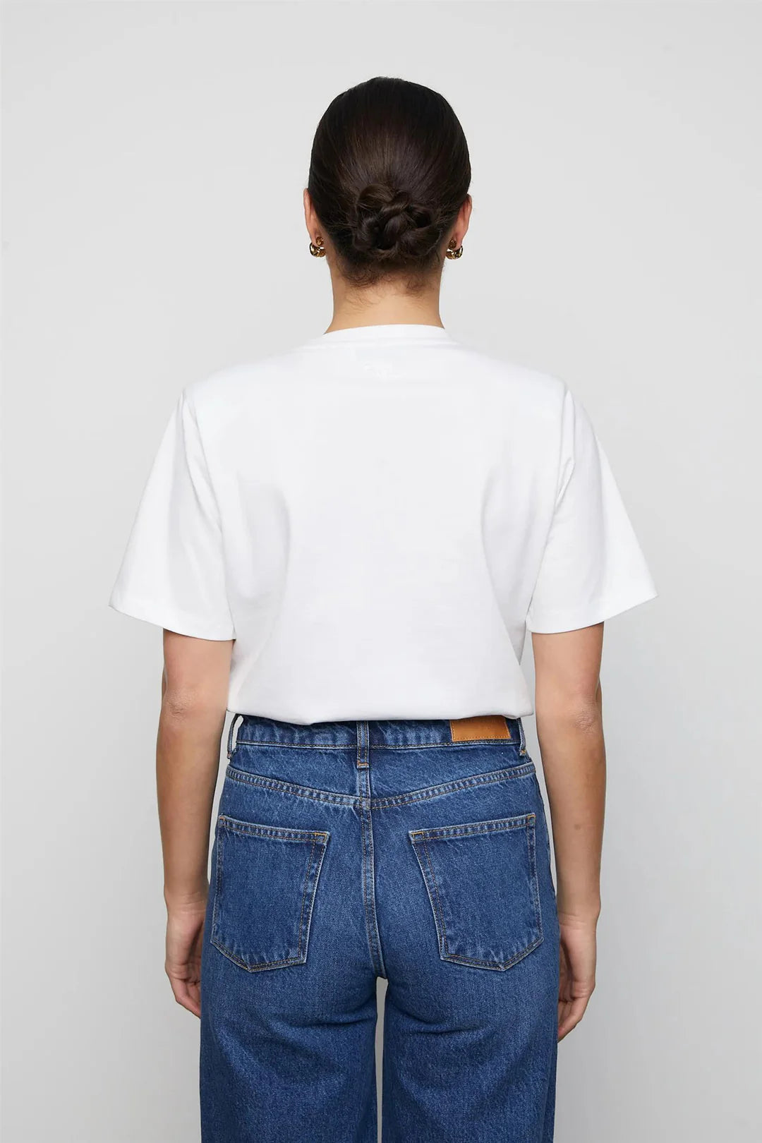 Camilla Pihl T-Shirt Elo Shoulder Pad White