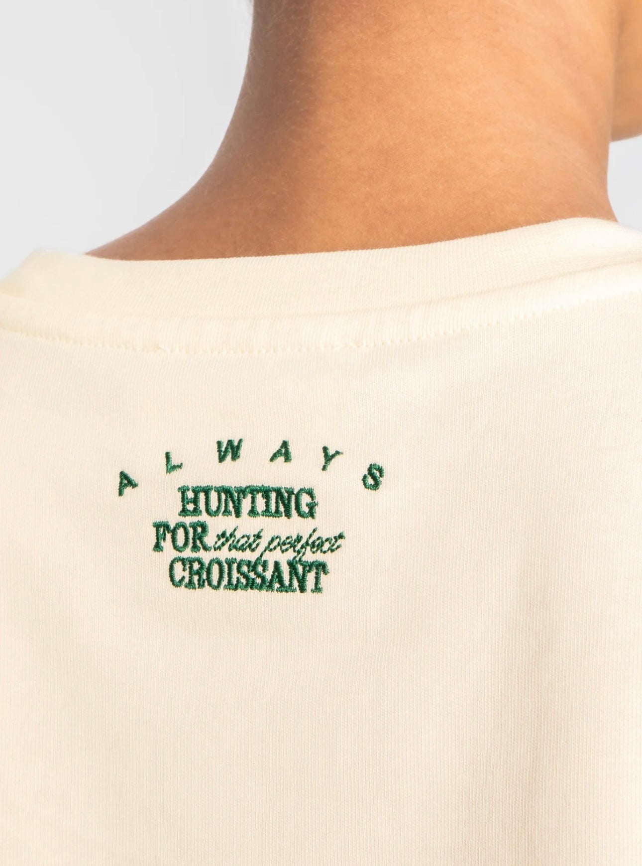 Camilla Pihl T-Shirt Ezra Croissant Light Yellow