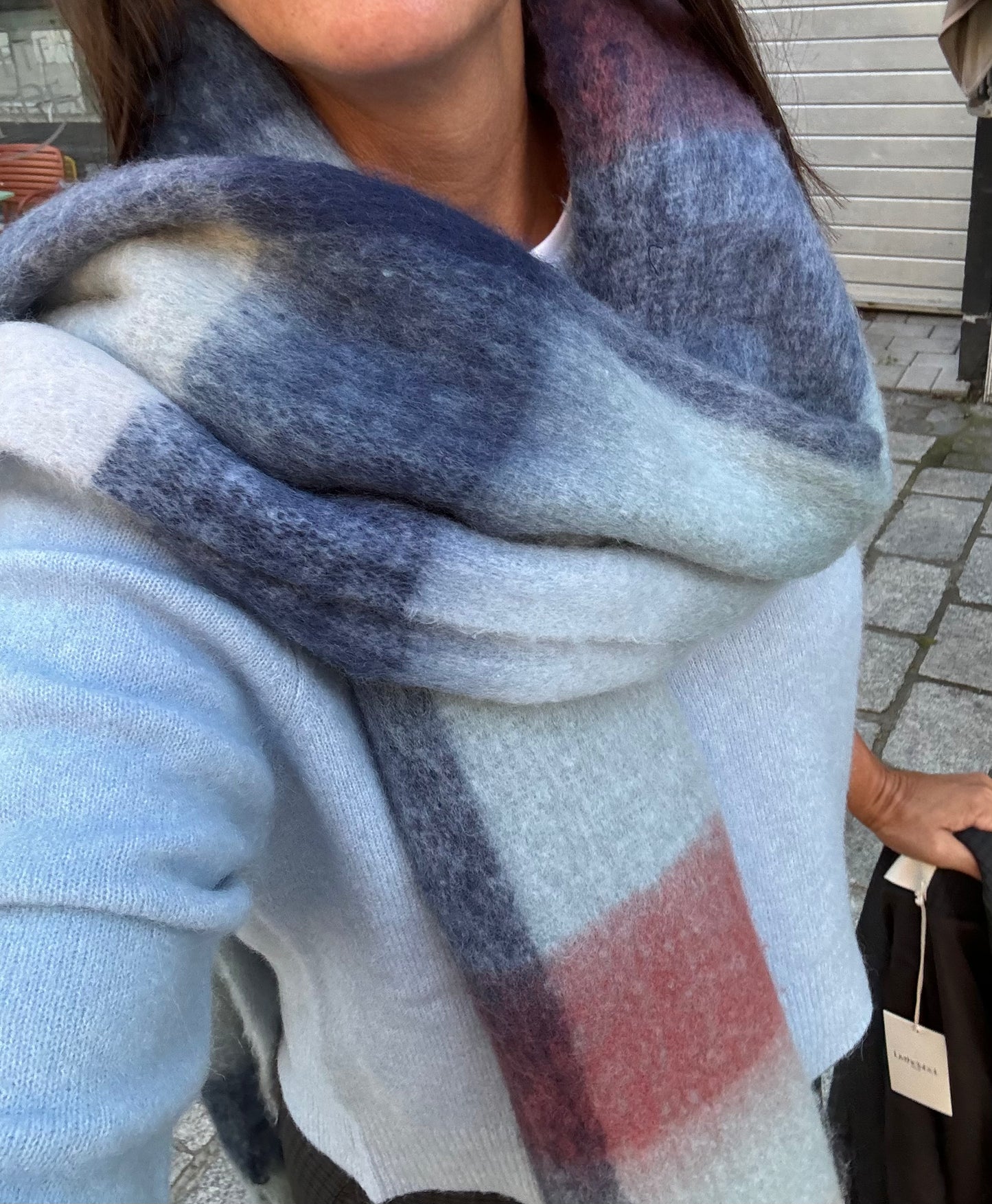 Coster Copenhagen Sjaal Blue Mix
