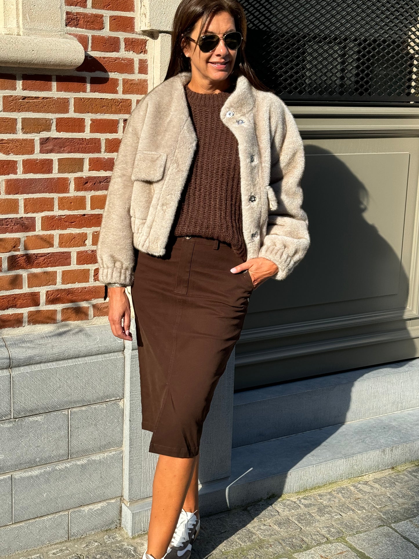 OUTLET Coster Copenhagen Rok Safari Dark Brown
