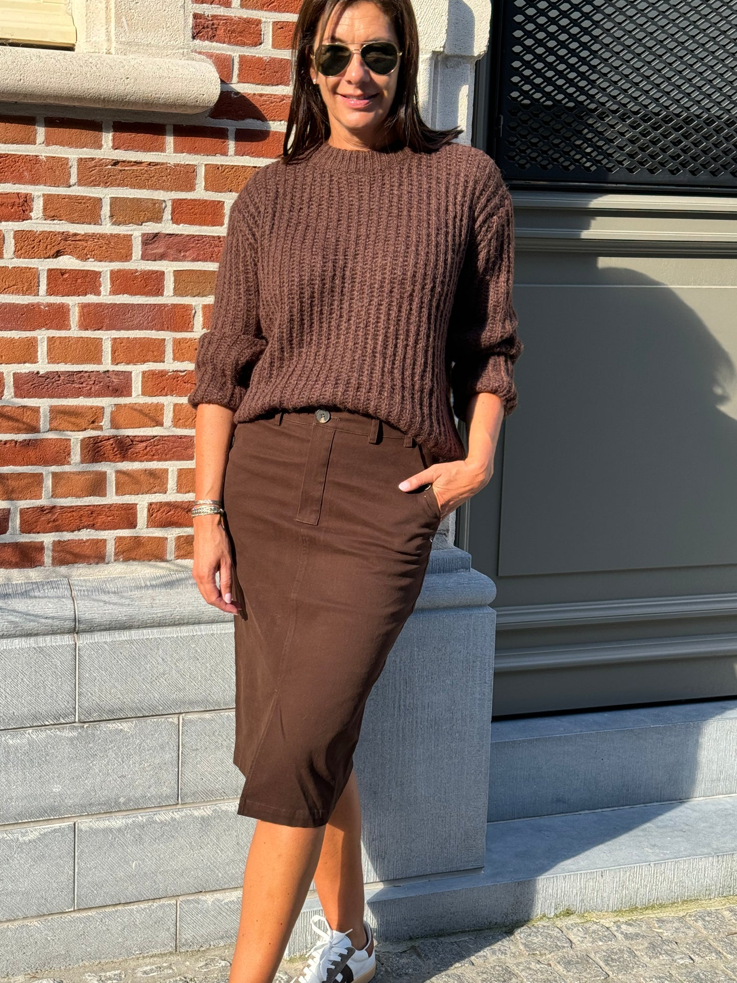 OUTLET Coster Copenhagen Rok Safari Dark Brown