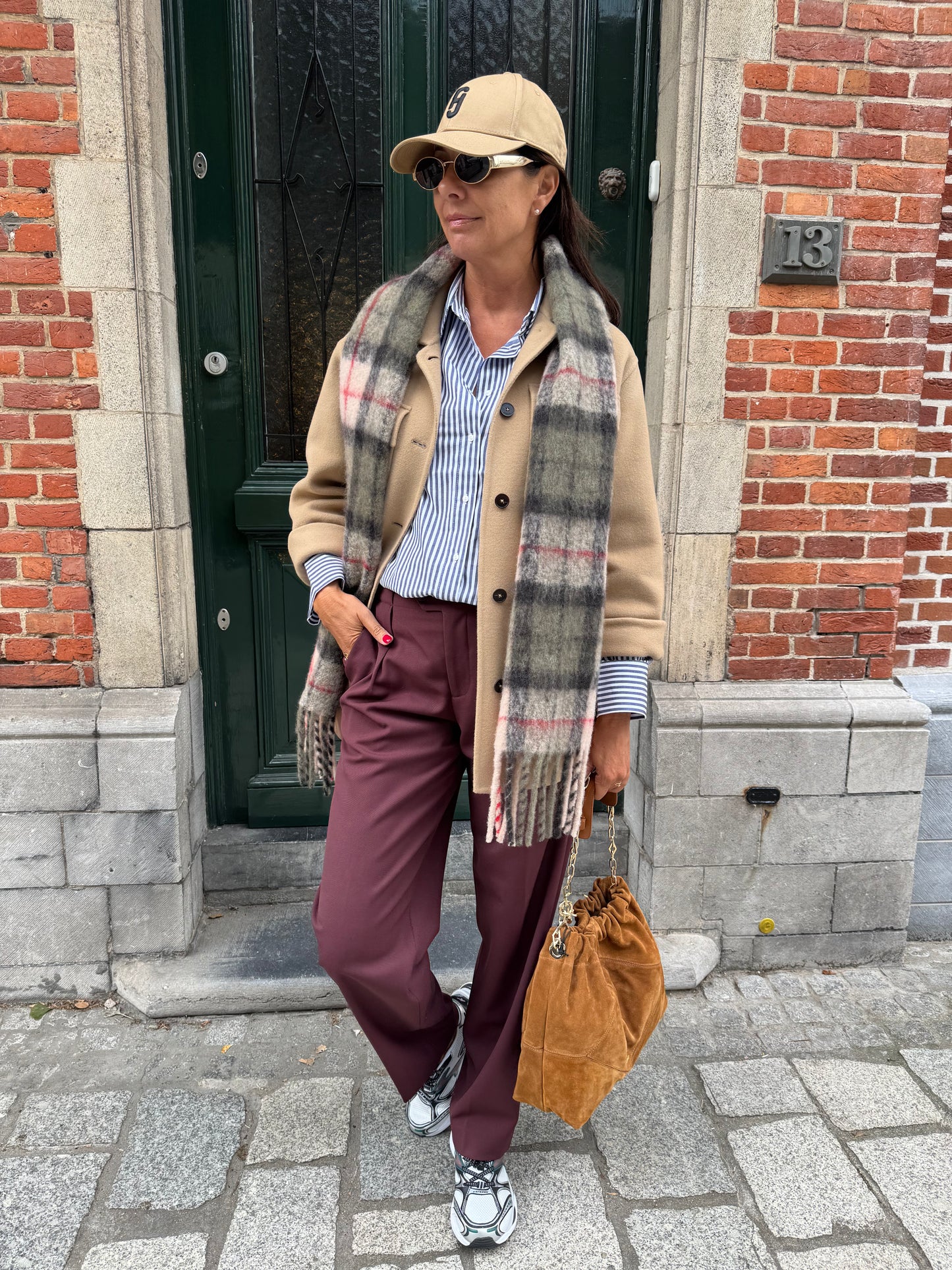 Closed Broek Mawson Burgundy