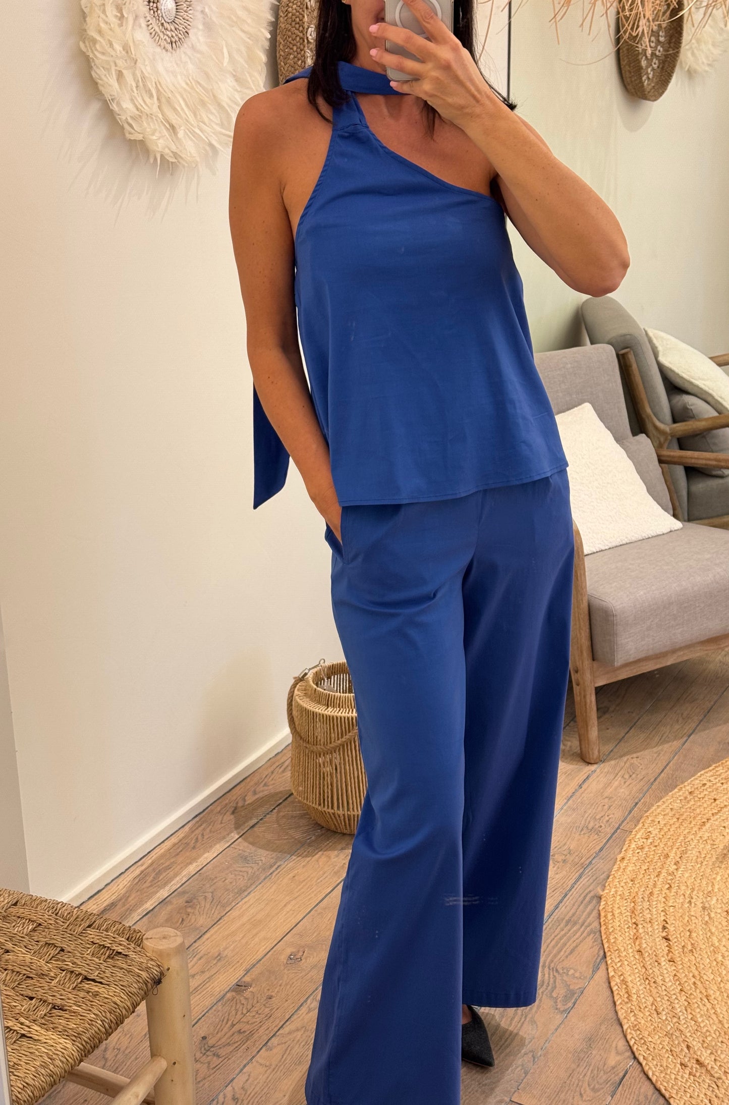OULET Liv The Label Top Kim Indigo