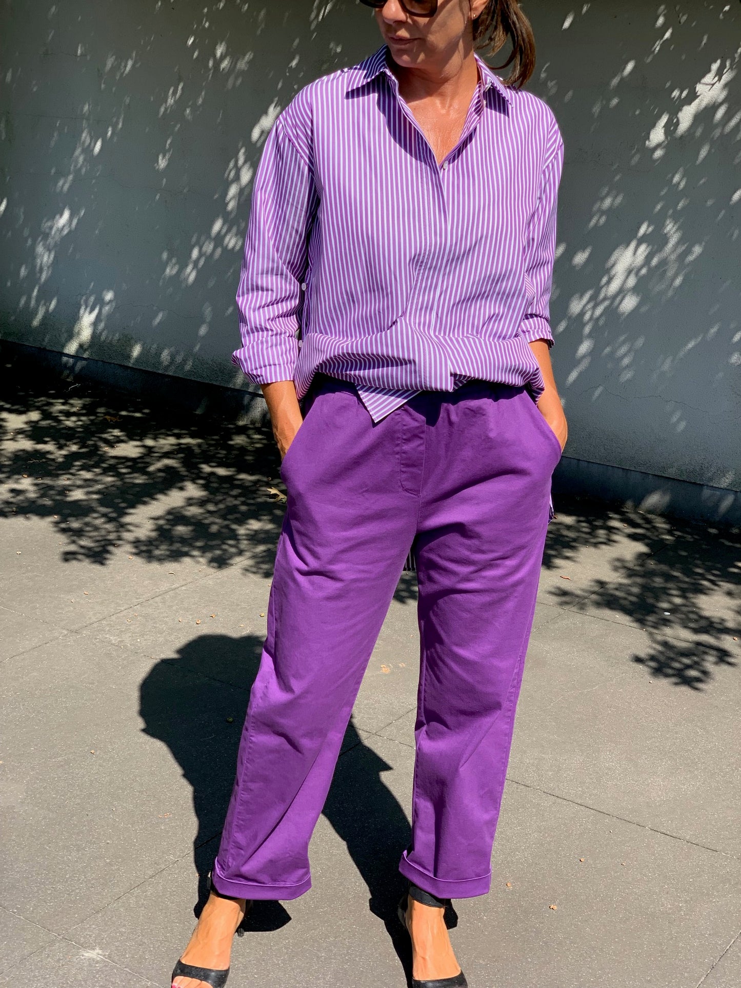 OUTLET Rue de Tokyo Broek Palla Imperial Purple