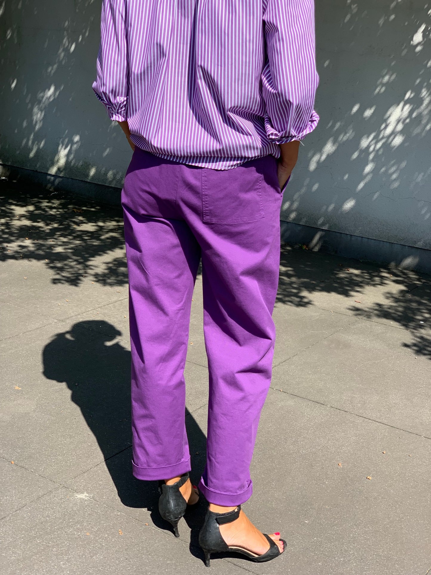 OUTLET Rue de Tokyo Broek Palla Imperial Purple