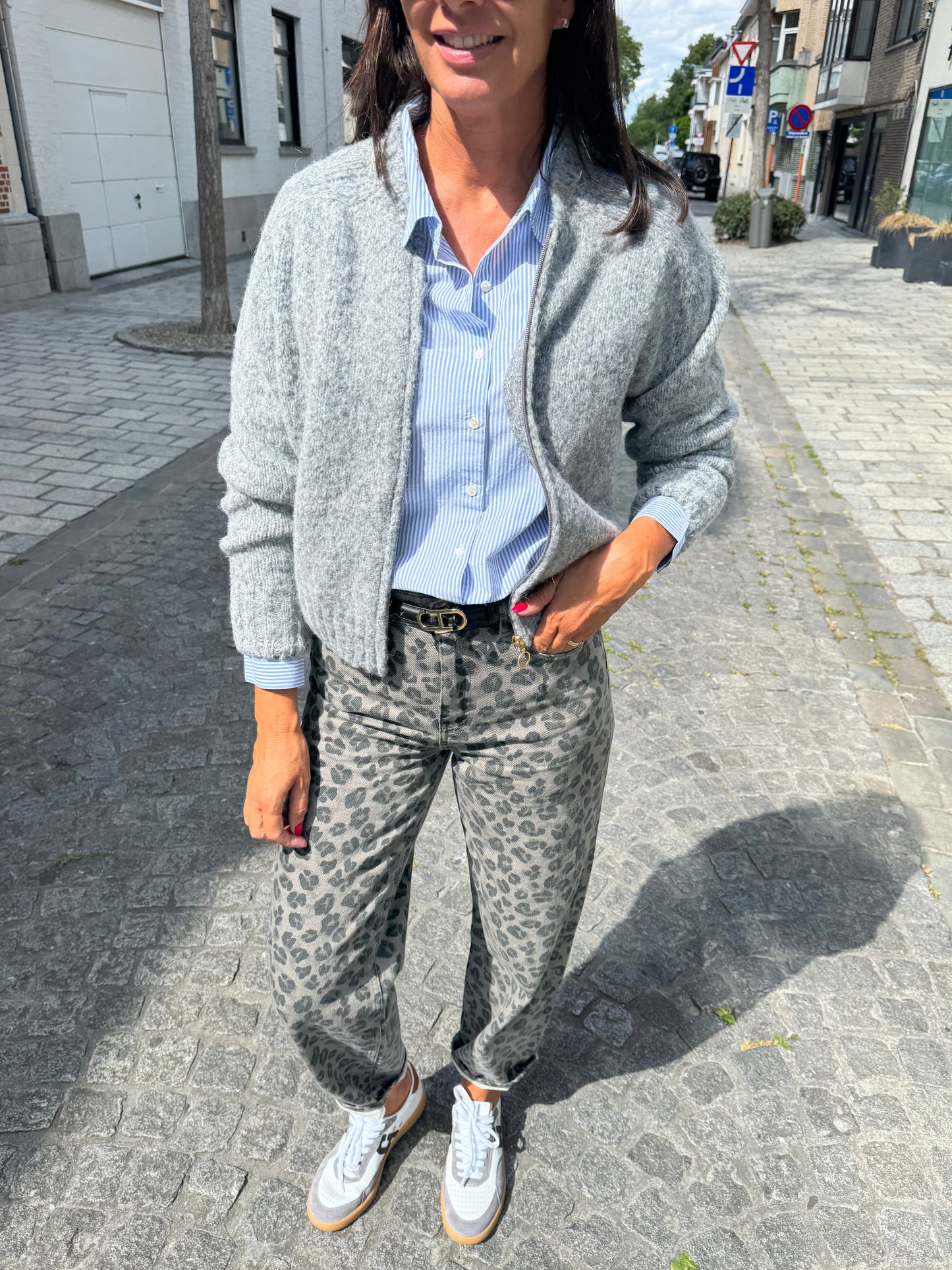By-Bar Broek Lew Grey Cheetah