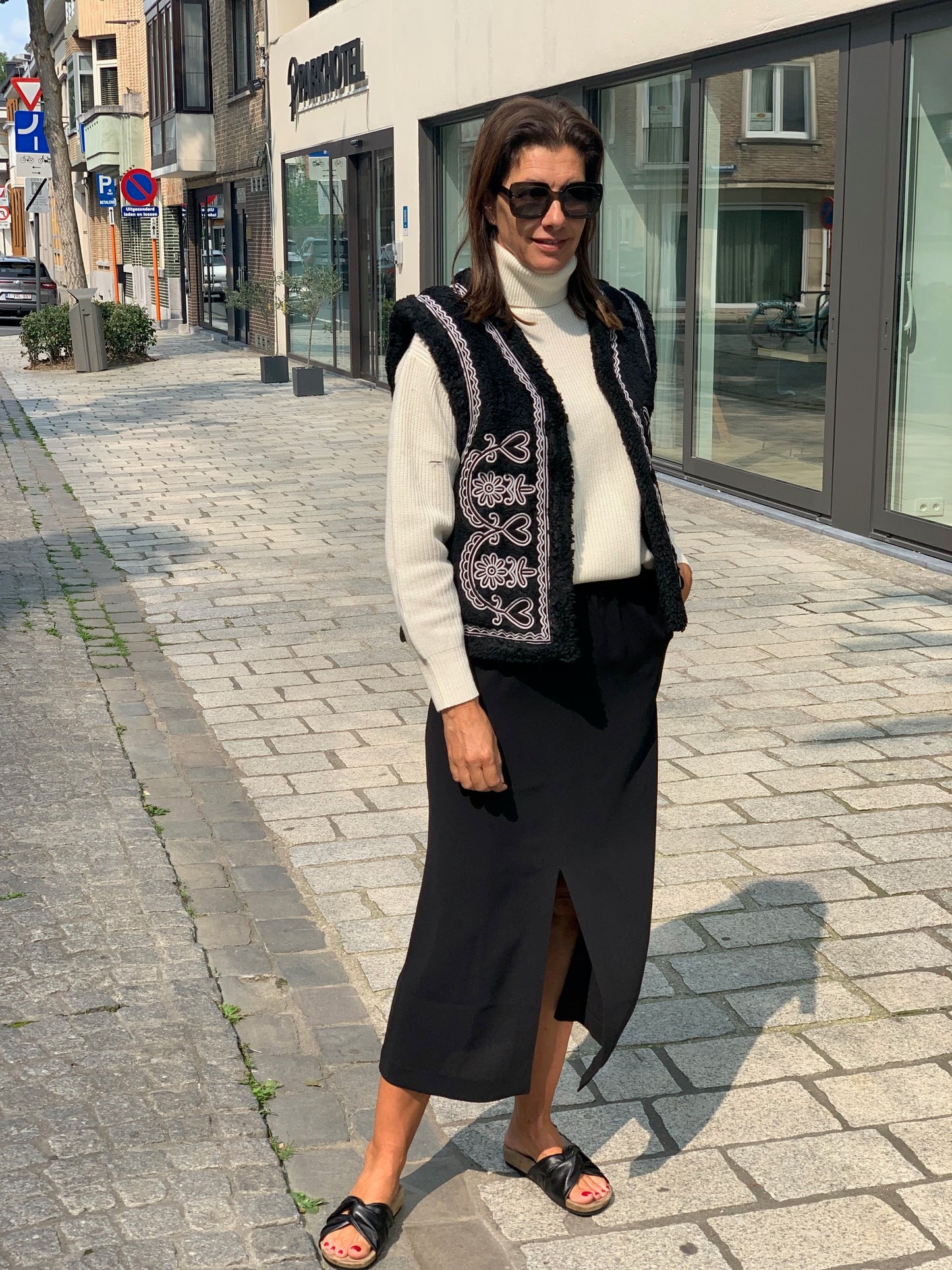 OUTLET Rue de Tokyo Rok Pixie Heavy Crepe Black