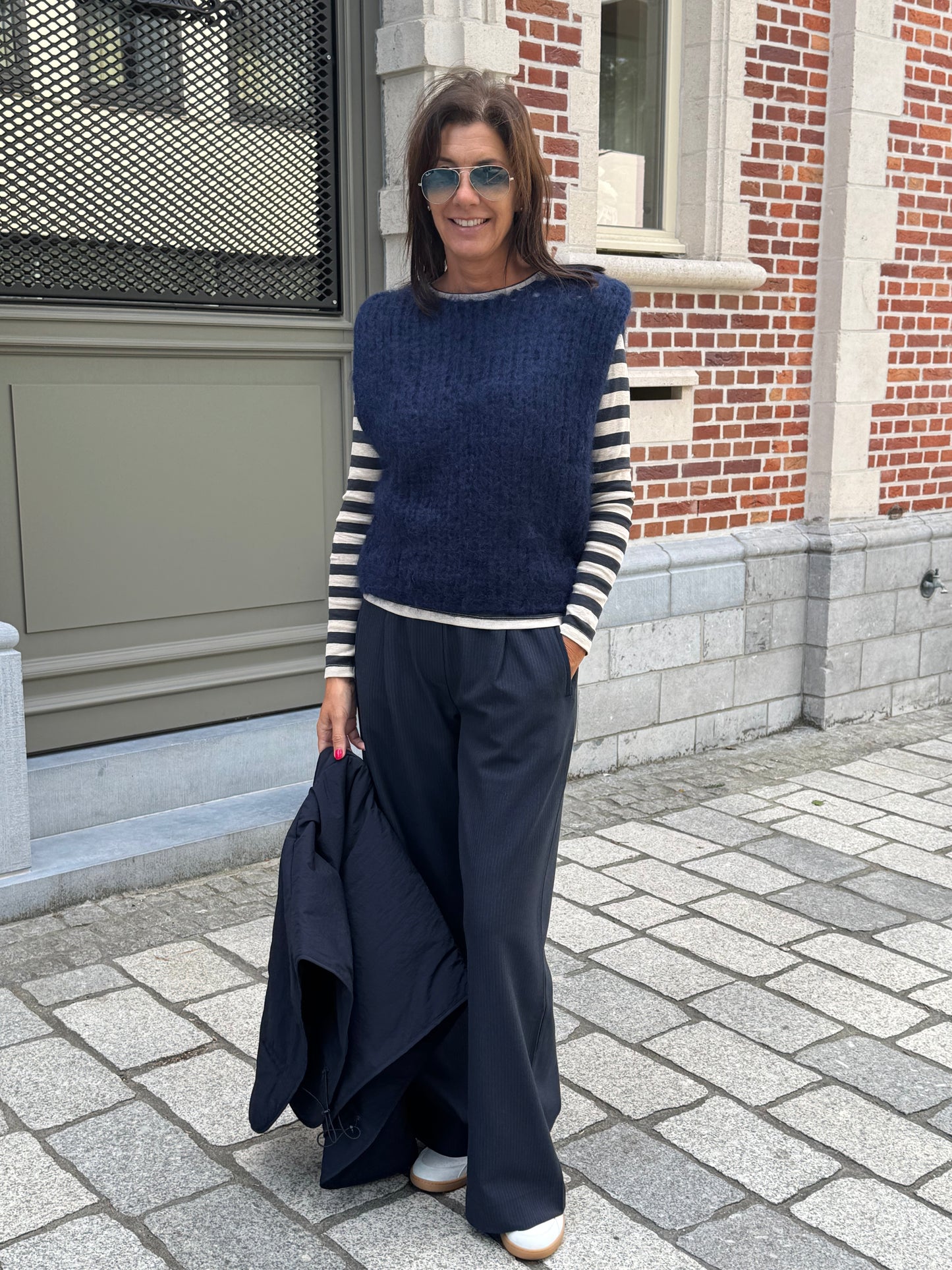 By-Bar Broek Benji Copper Stripe