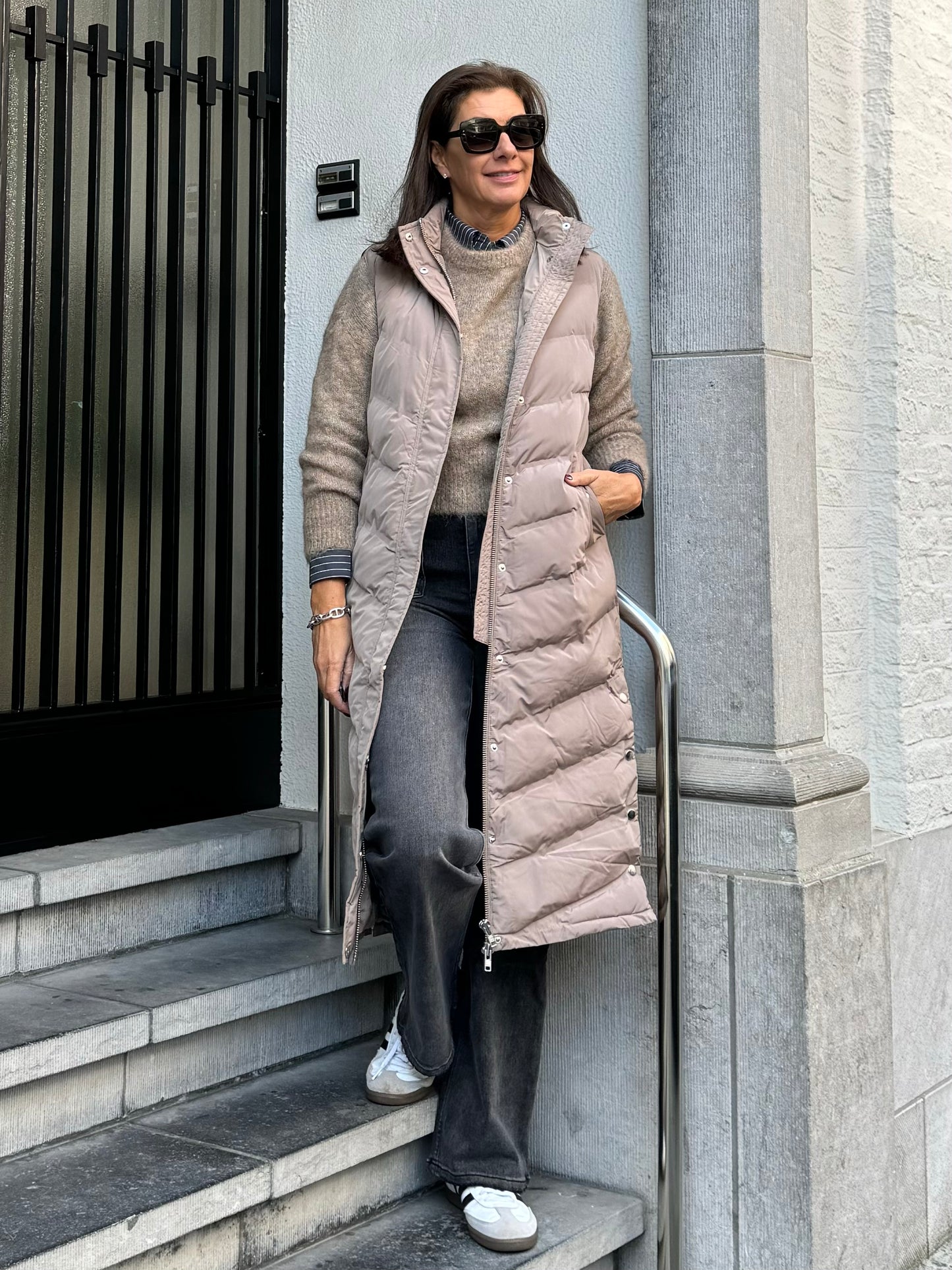 OUTLET Leveté Room Bodywarmer Lang Hope 2 Beige