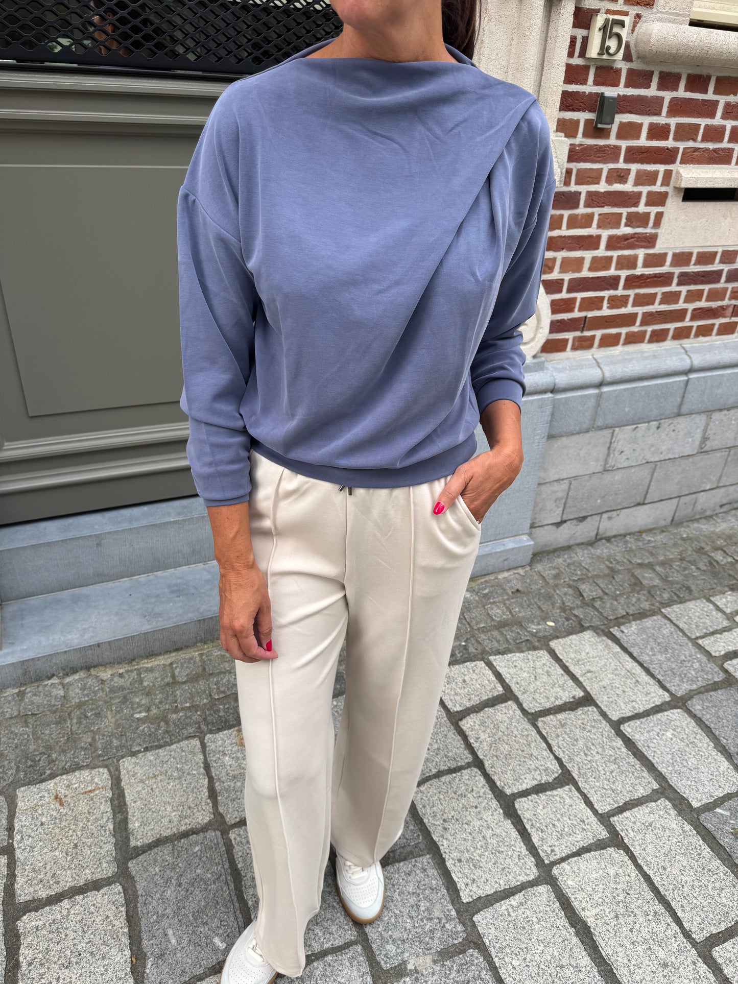 Peppercorn Broek Dicette Sandshell