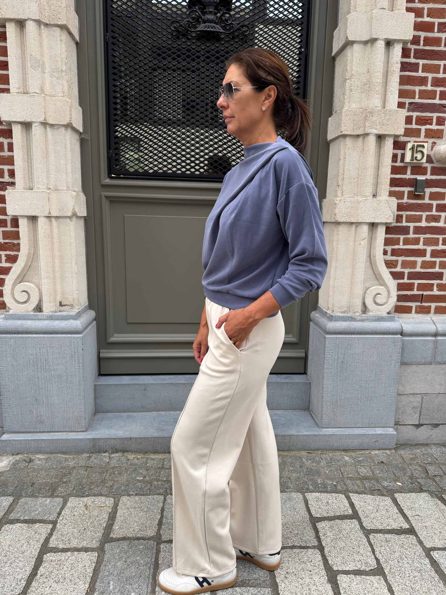 Peppercorn Broek Dicette Sandshell