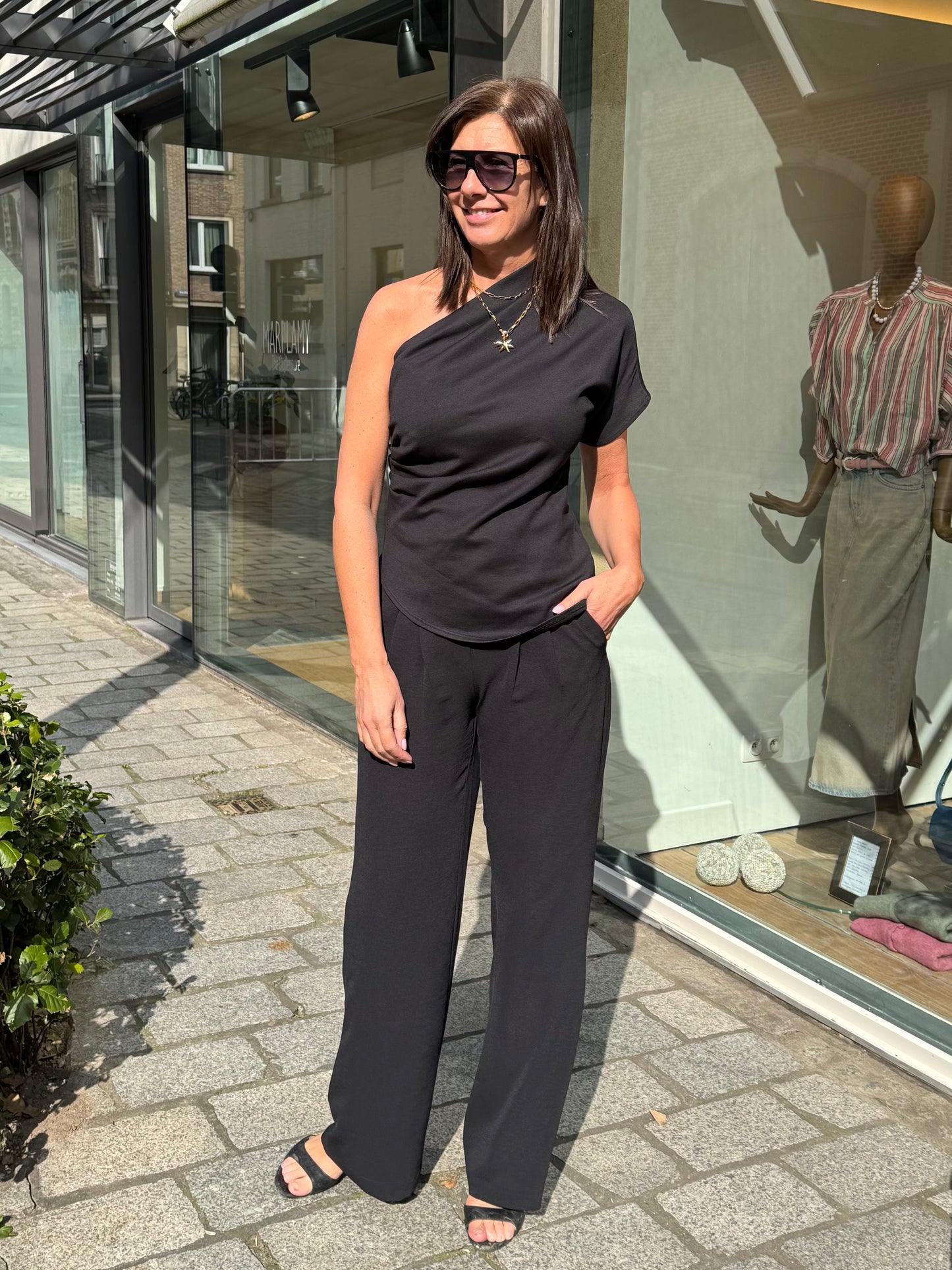 OUTLET Bad Habits Broek Ivy Black