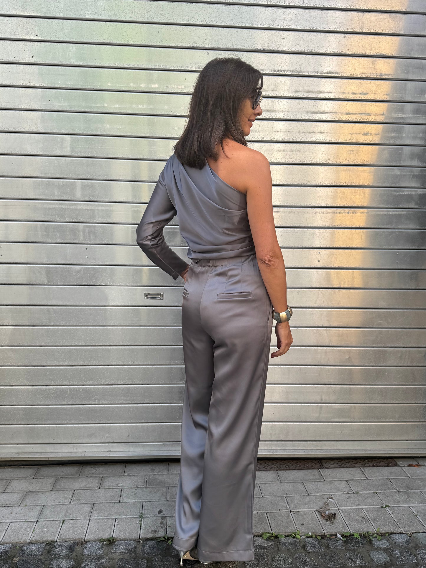 Bad Habits Broek Giulia Silver