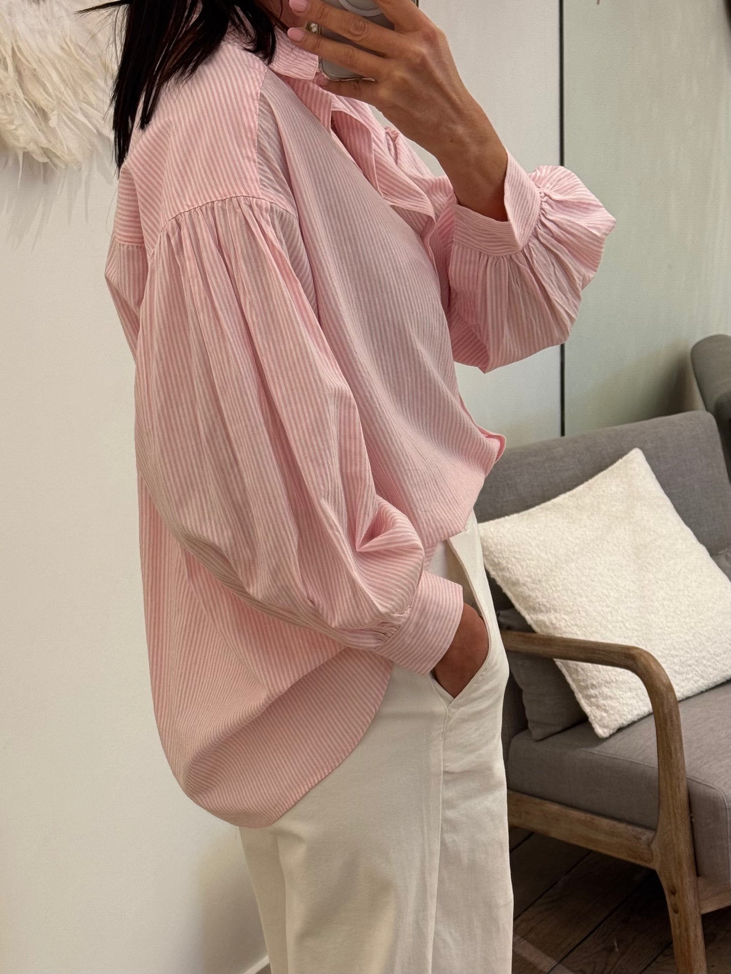 By-Bar Bloes Sarah Pink Pinstripe