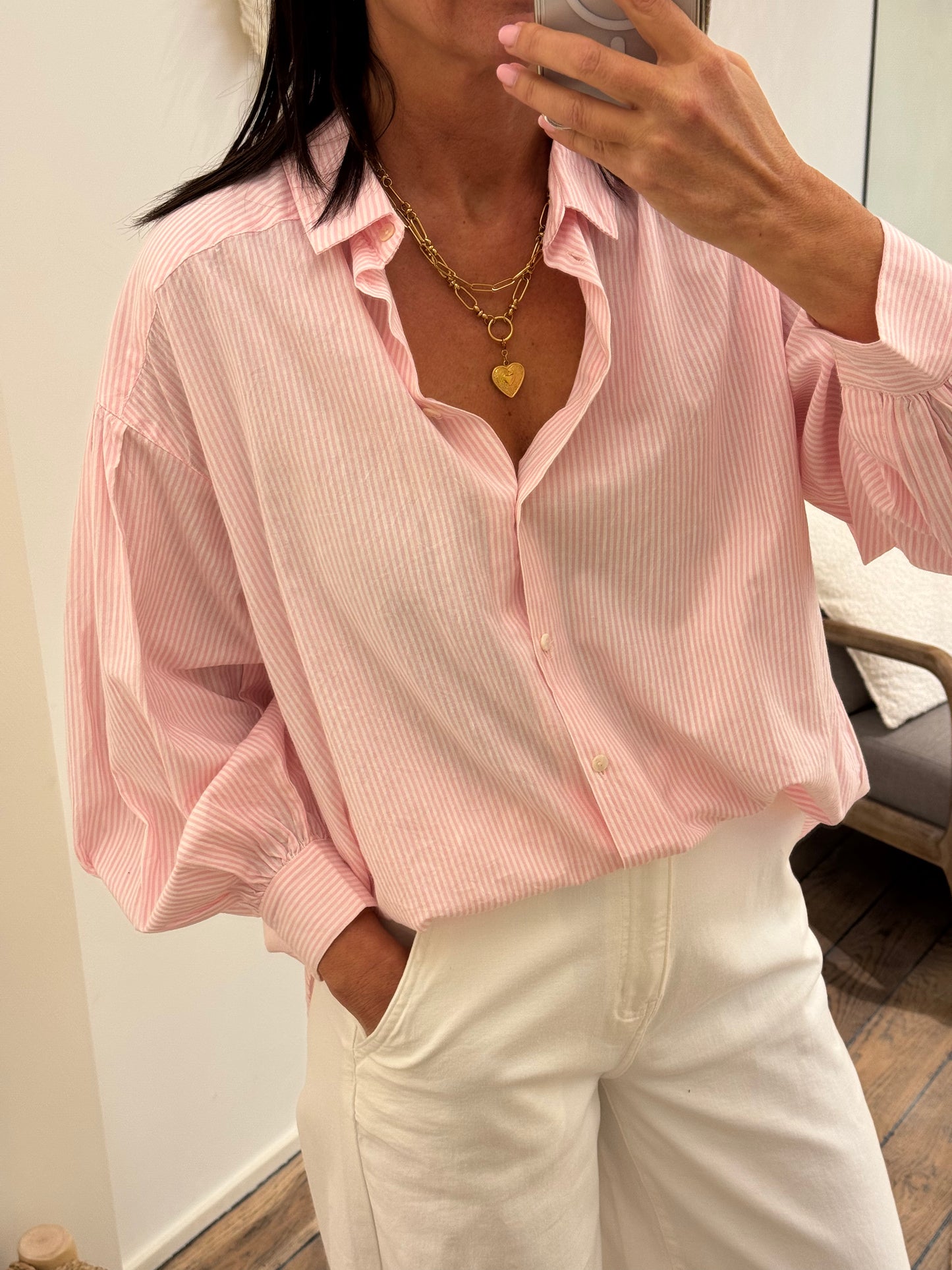 By-Bar Bloes Sarah Pink Pinstripe
