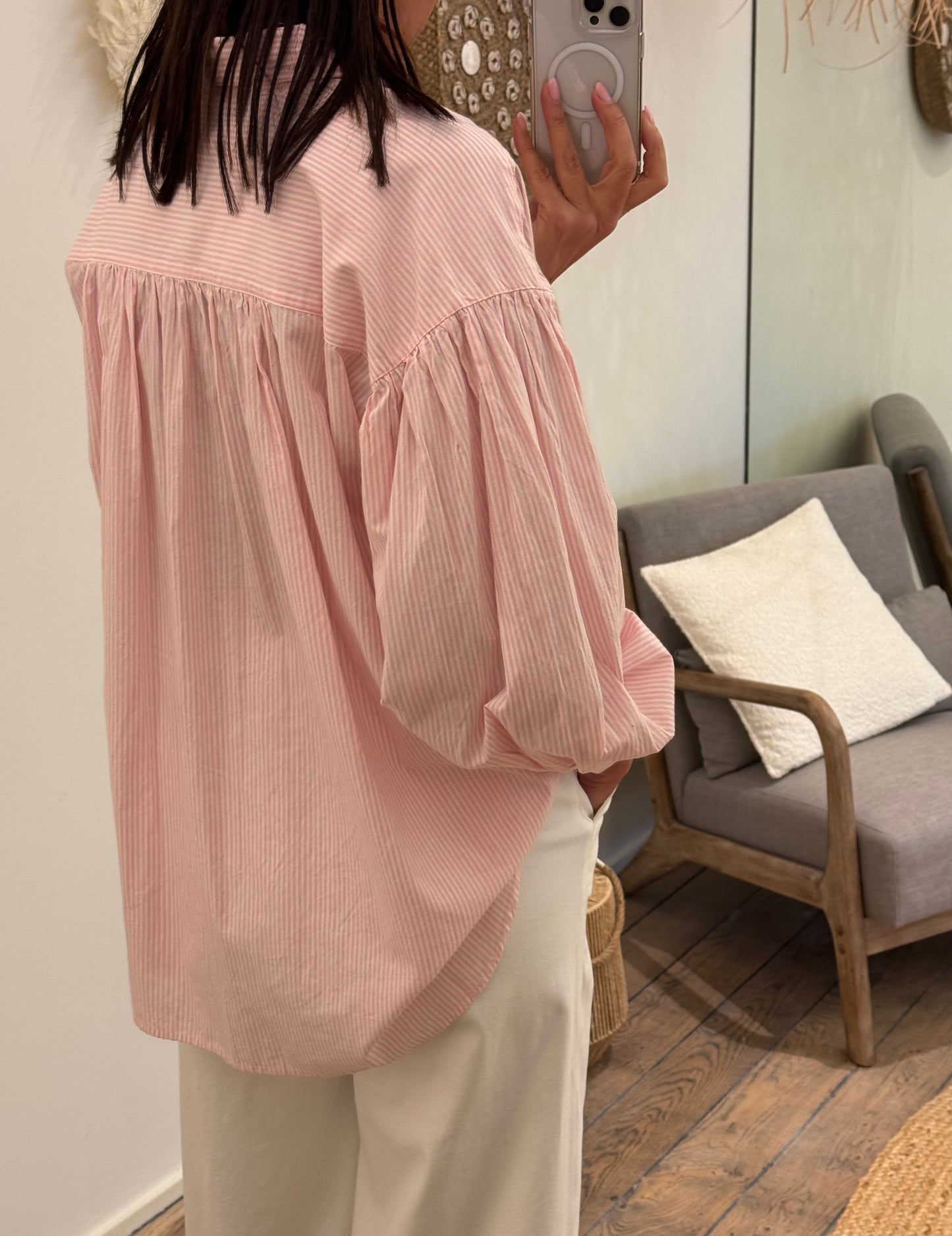 By-Bar Bloes Sarah Pink Pinstripe