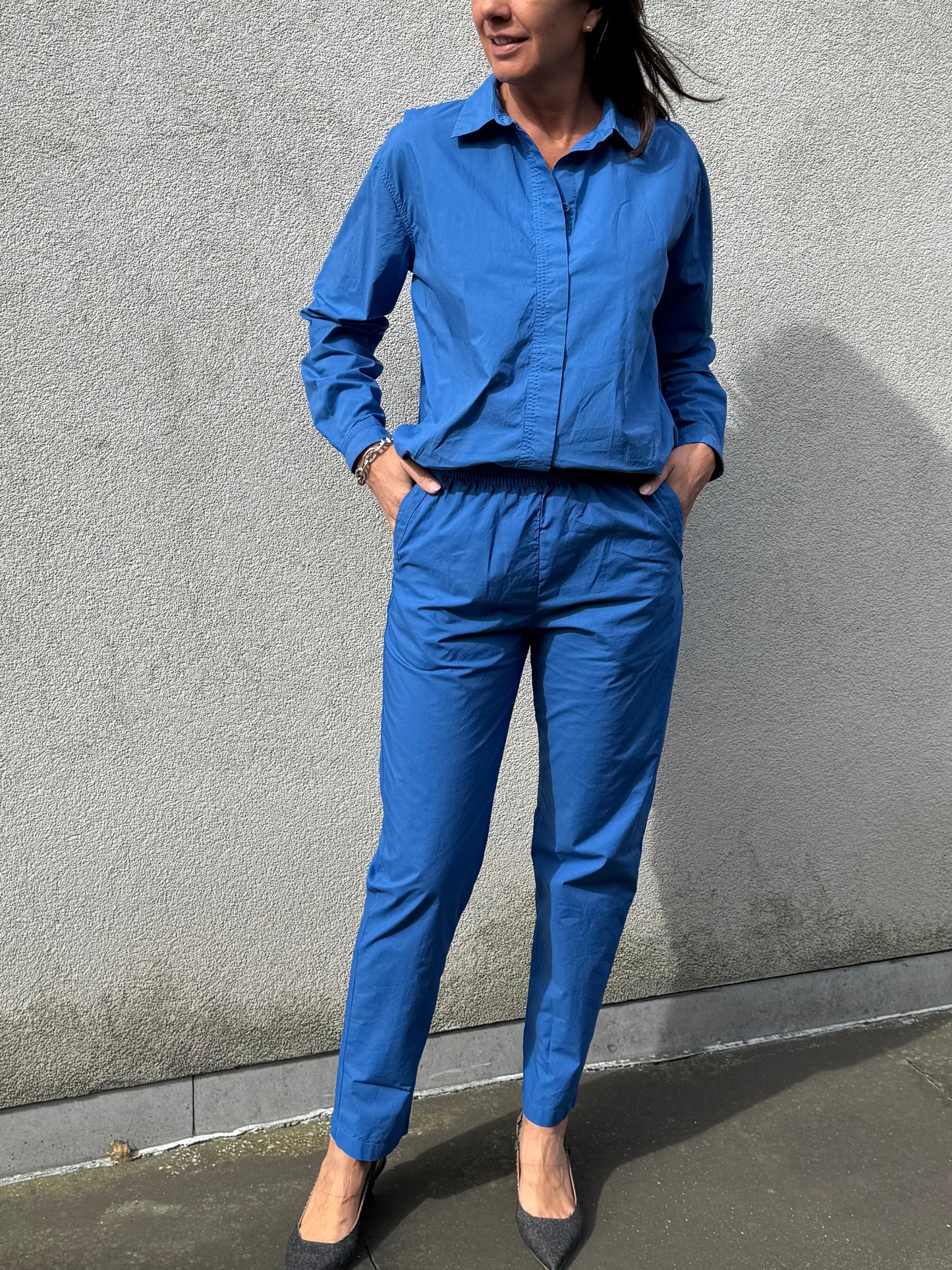 OUTLET Rue de Tokyo Broek Parel Lapis Blue