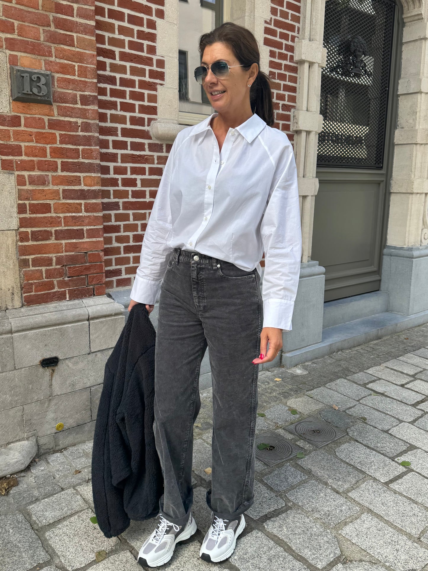 Samsoe Samsoe Broek Sashelly Asphalt