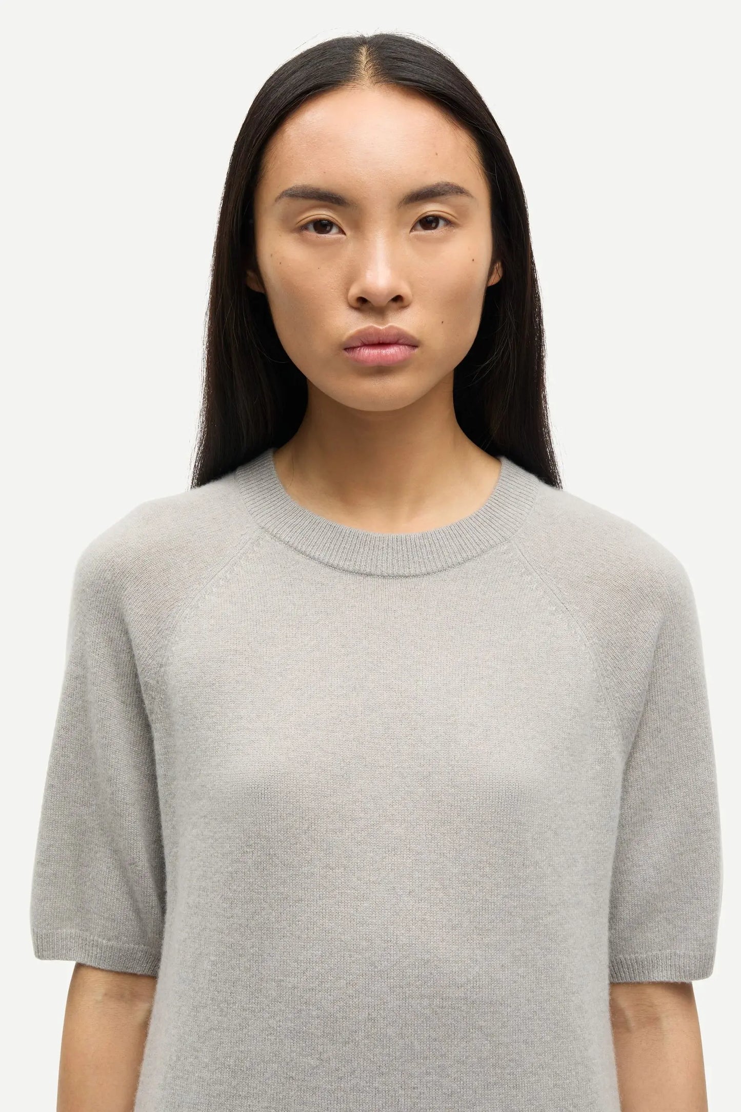 Samsoe Samsoe Pull Korte Mouw Saboston Elephant Skin