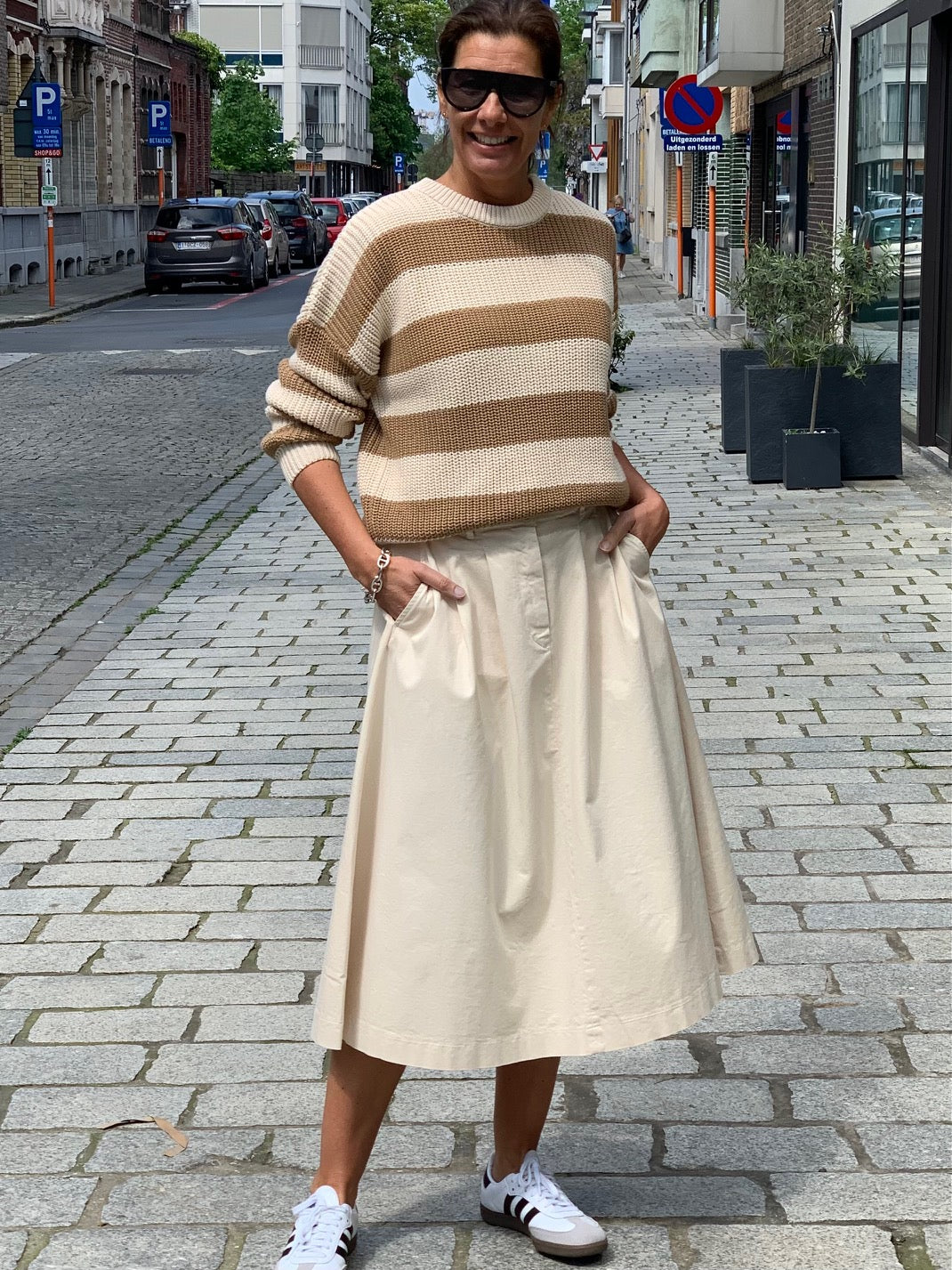 OUTLET The New Society Pull Myra Natural & Tan