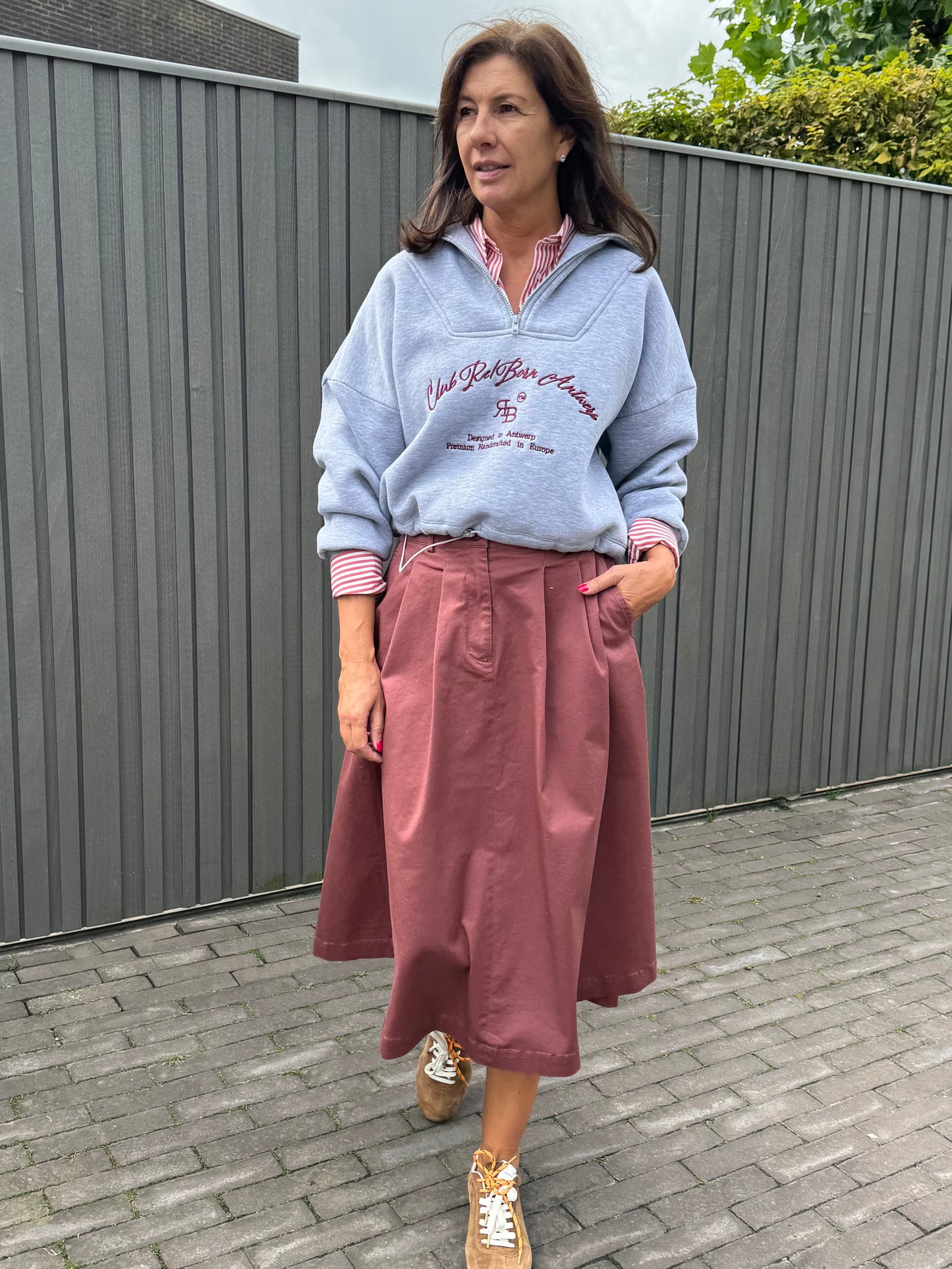 Re/Born Sweater Chelsea Gray Melange