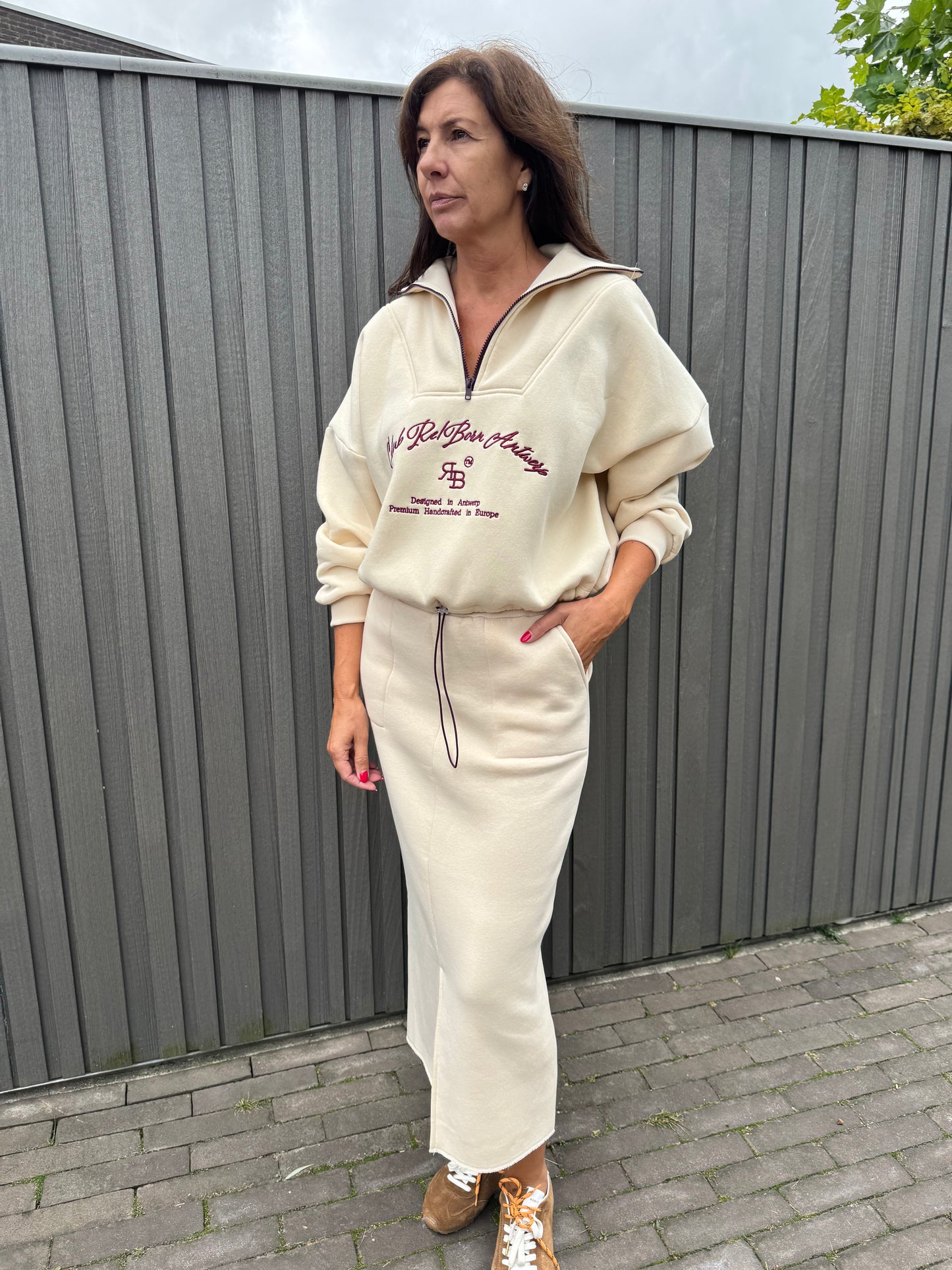 Re/Born Sweater Chelsea Crème