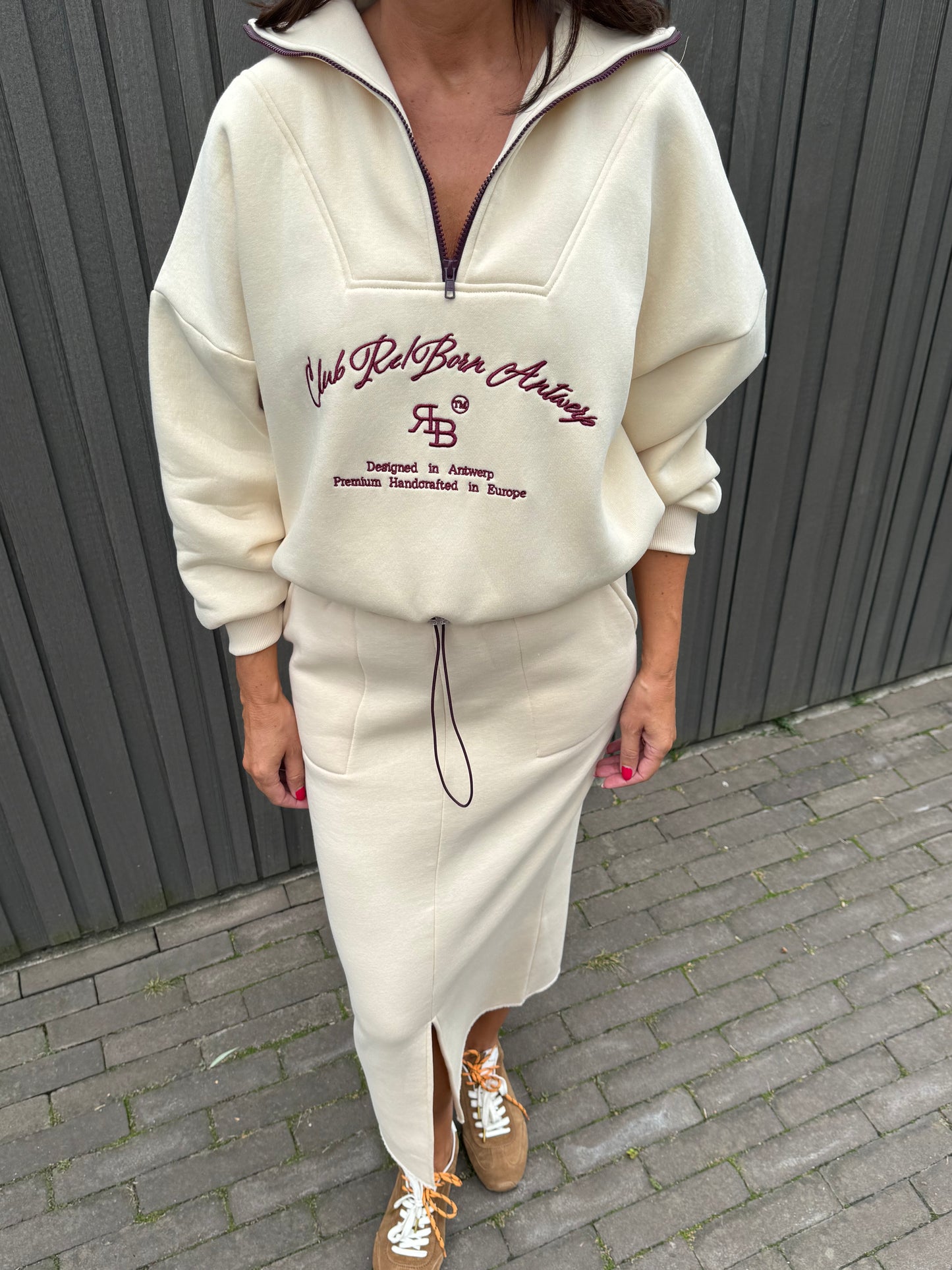 Re/Born Sweater Chelsea Crème