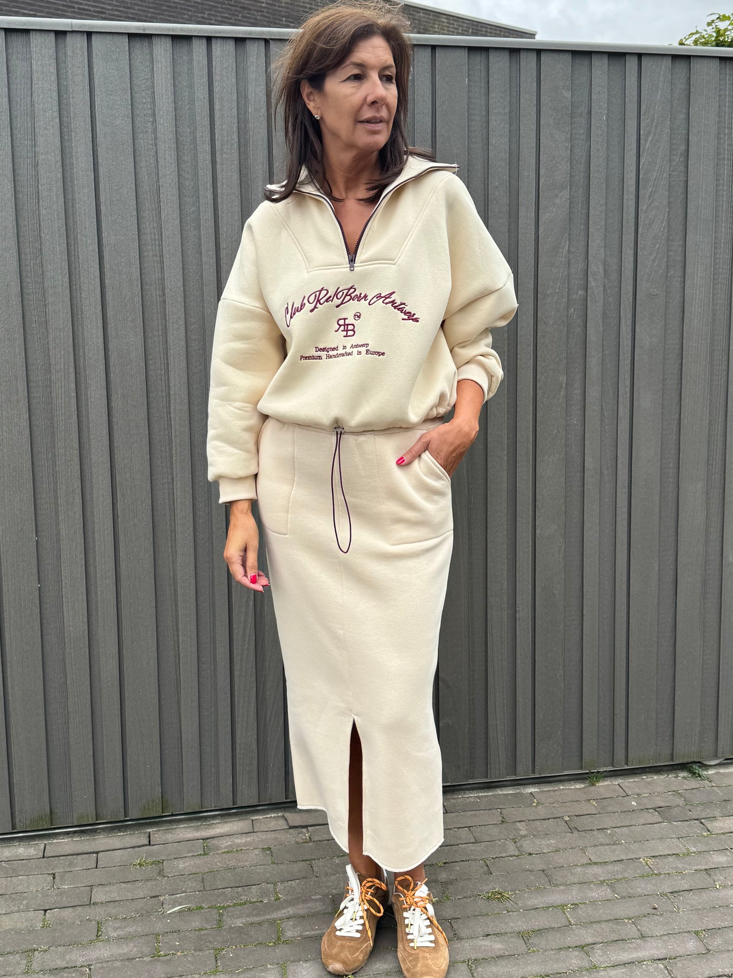 Re/Born Sweater Chelsea Crème