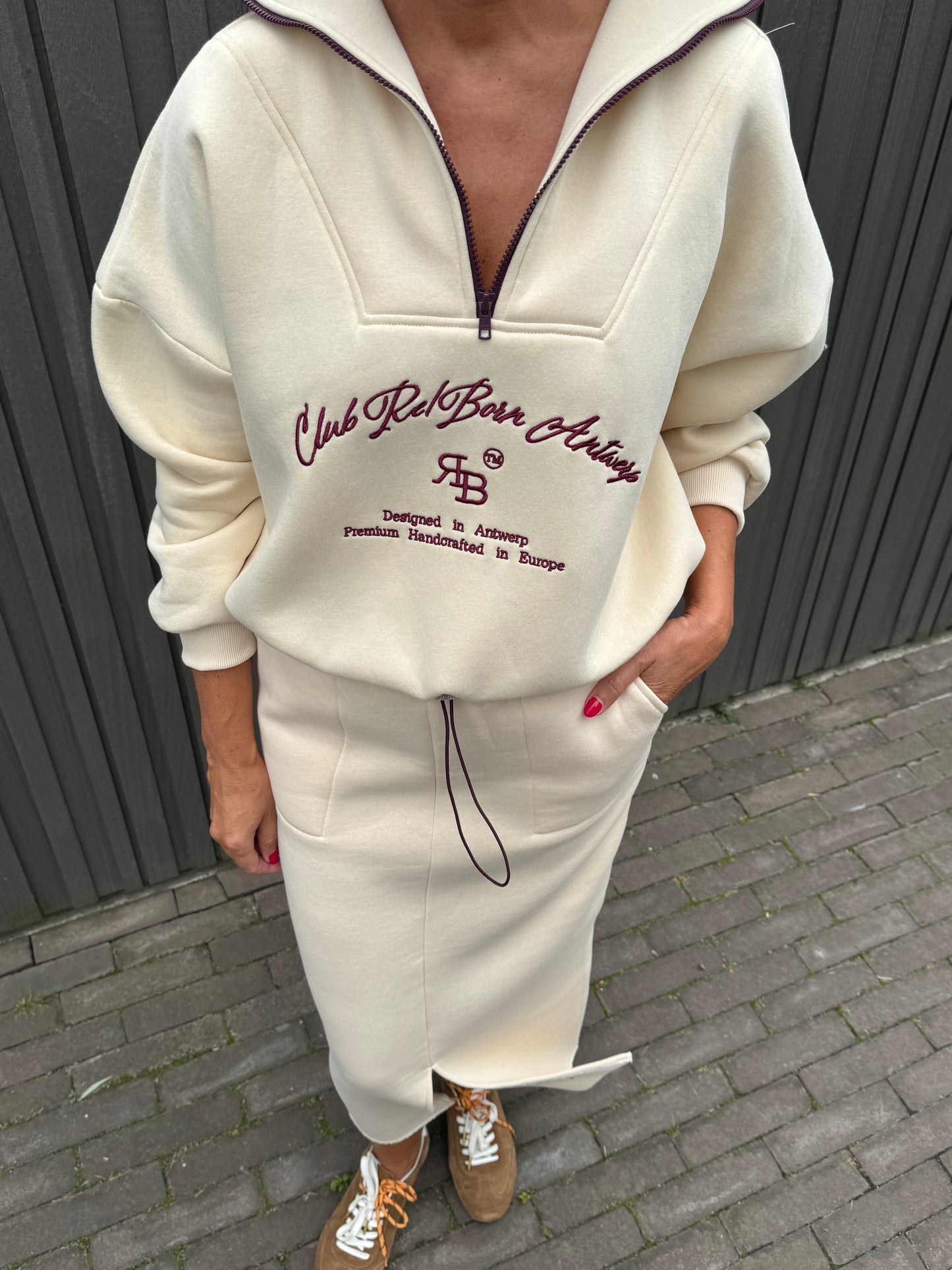 Re/Born Sweater Chelsea Crème