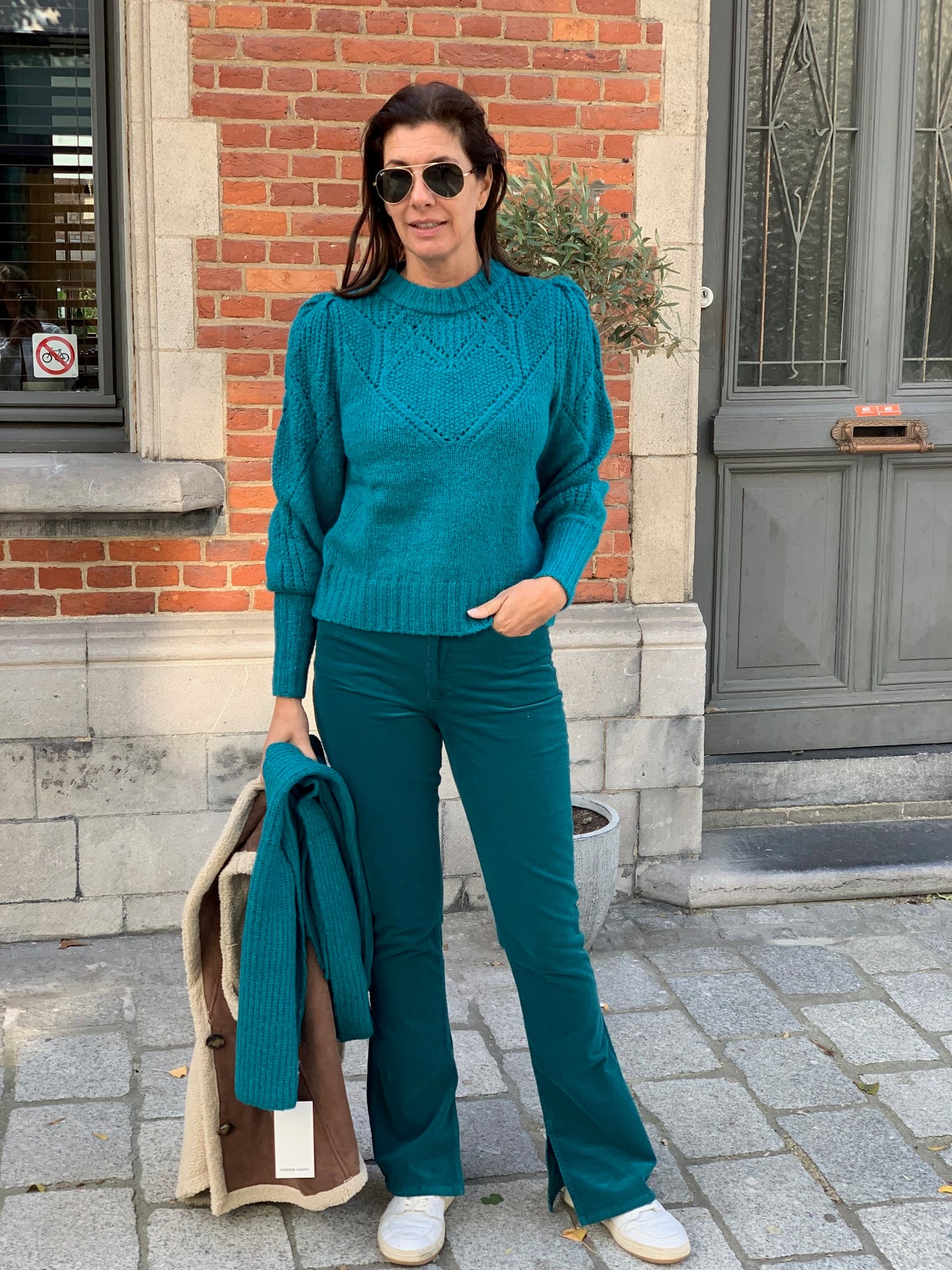 OUTLET Fabienne Chapot Broek Pleuni Keep it Teal