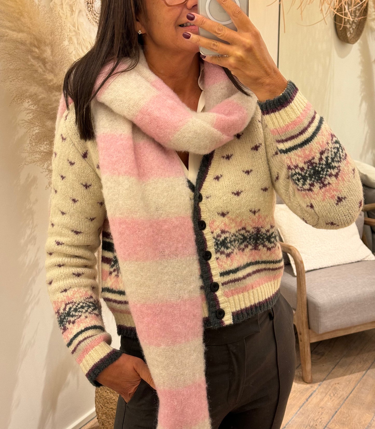 OUTLET Lolly's Laundry Cardigan NinaLL Crème
